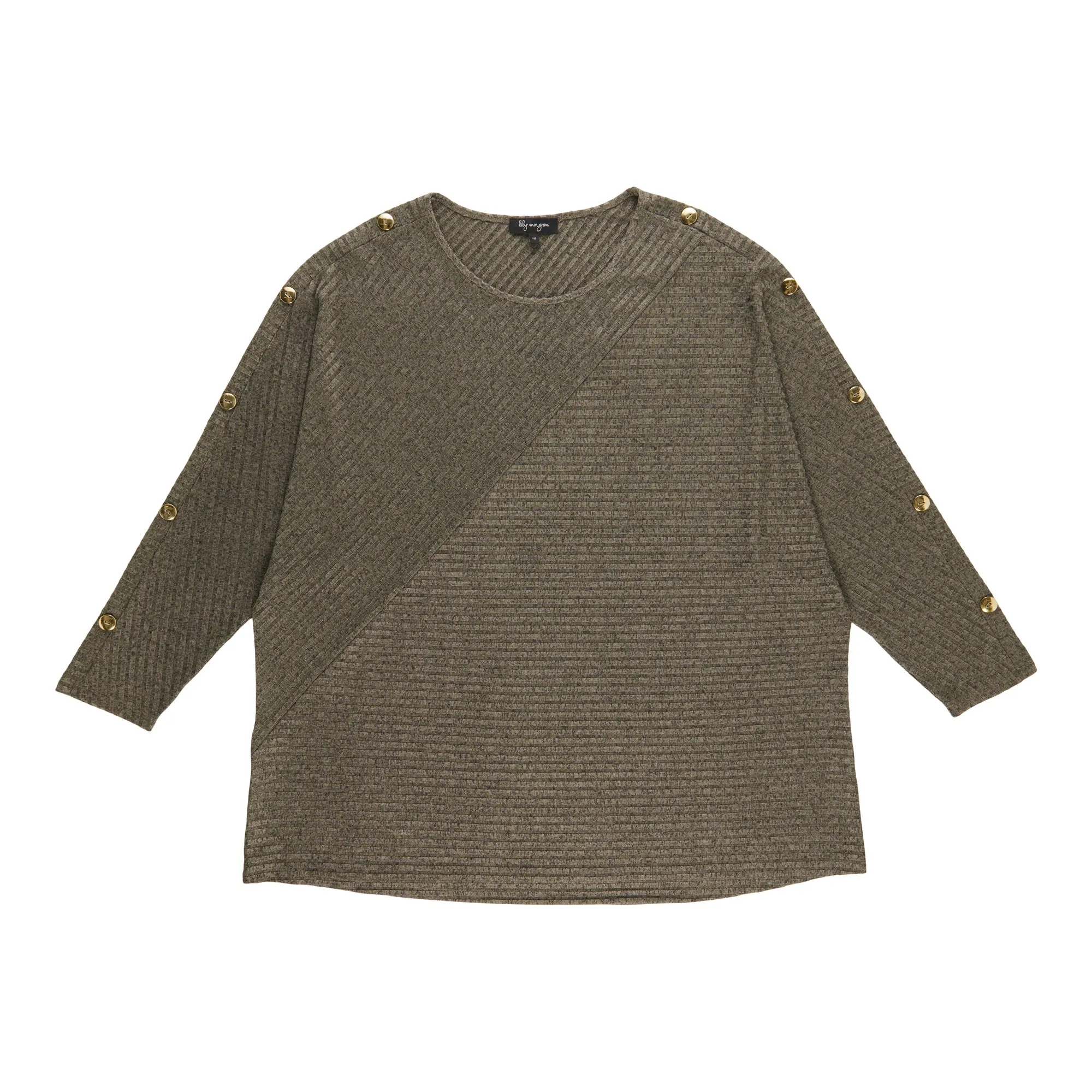 lily morgan Women's Plus Bias Cut Top sold by Giant Tiger product image thumbnail 3