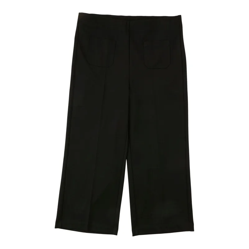 lily morgan Women's Plus Solid Wide-Leg Pants with Patch Pockets sold by Giant Tiger