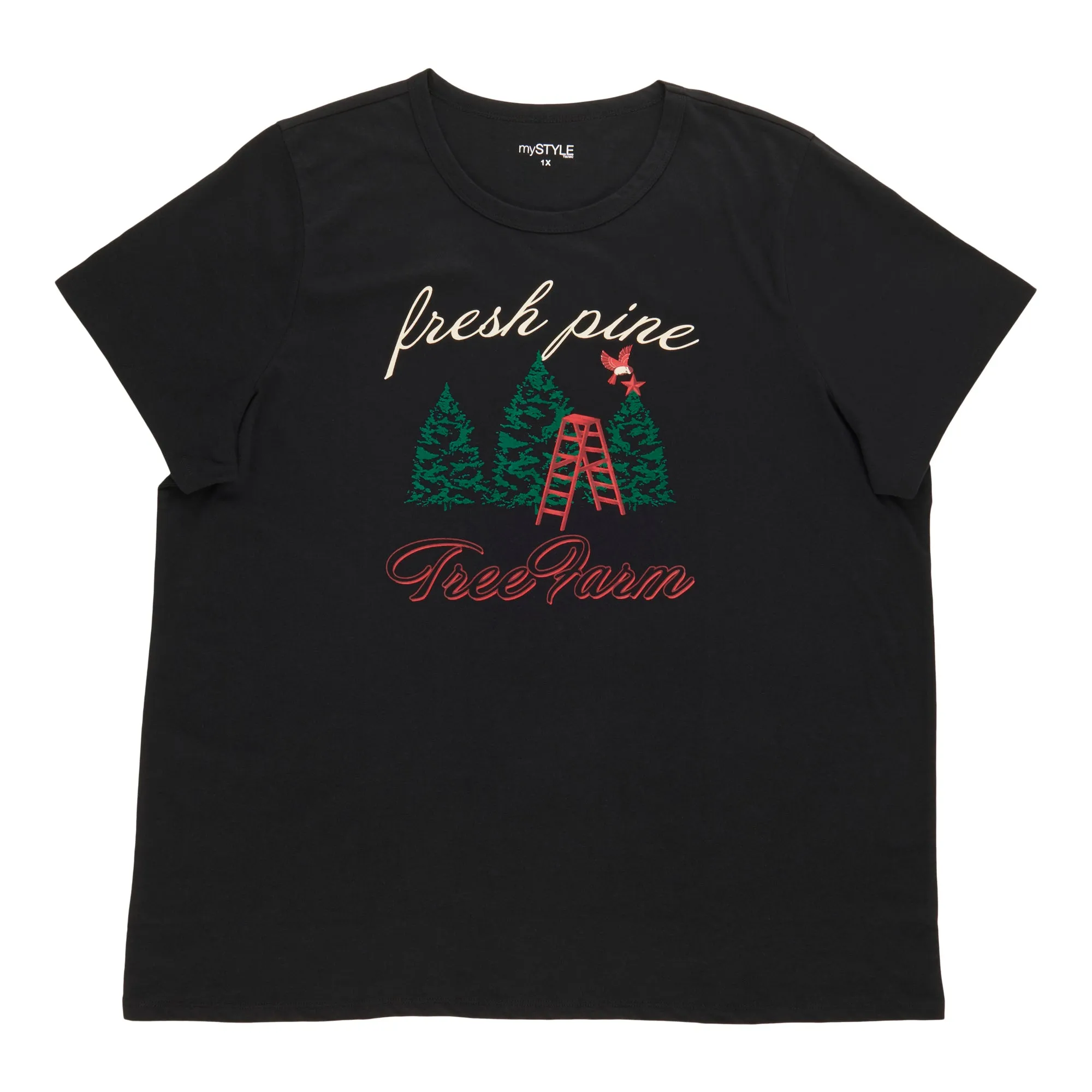 mySTYLE Women's Plus Crew Neck T-Shirt sold by Giant Tiger product image thumbnail 2