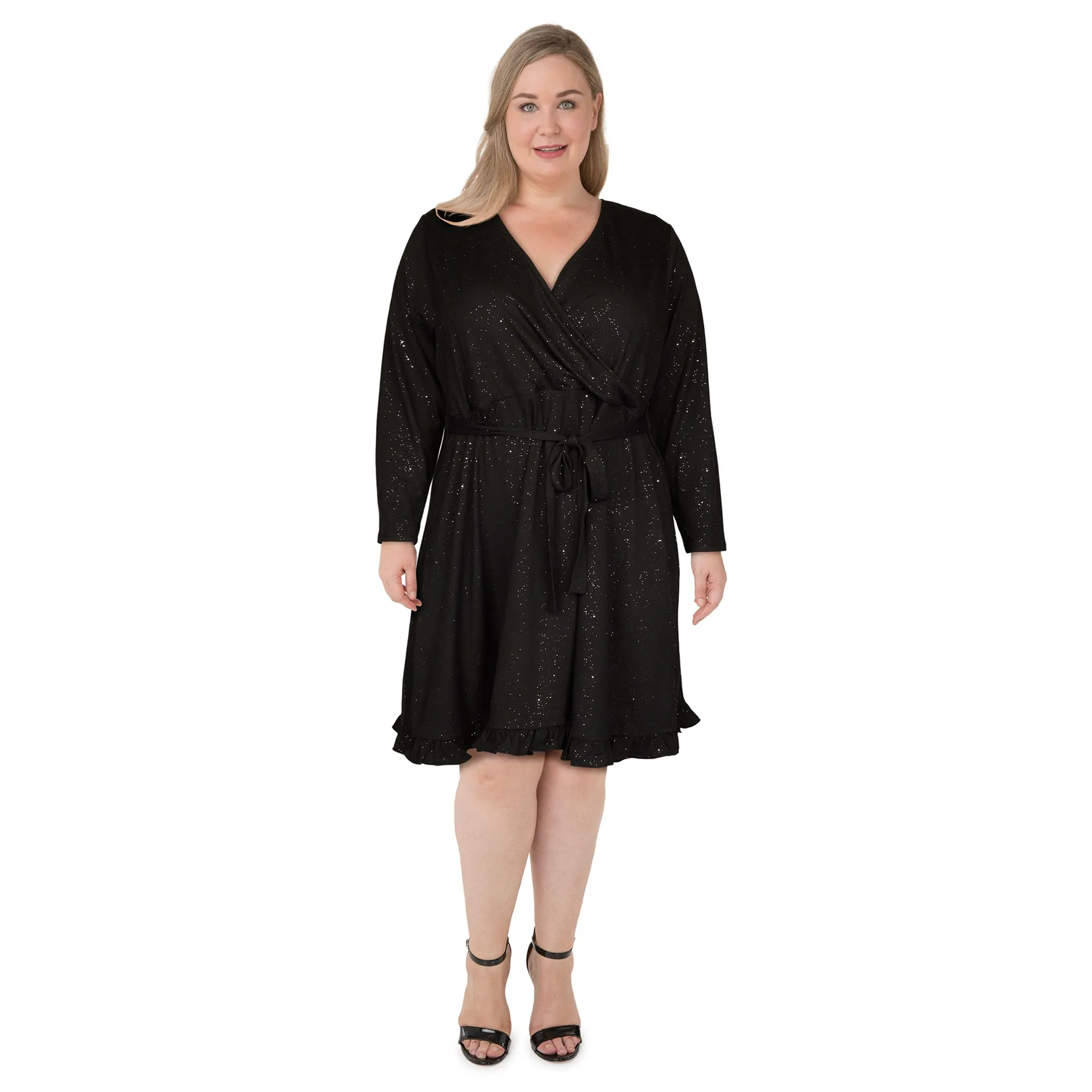 Comfy Cozy Women's Plus Glitter Dress sold by Giant Tiger