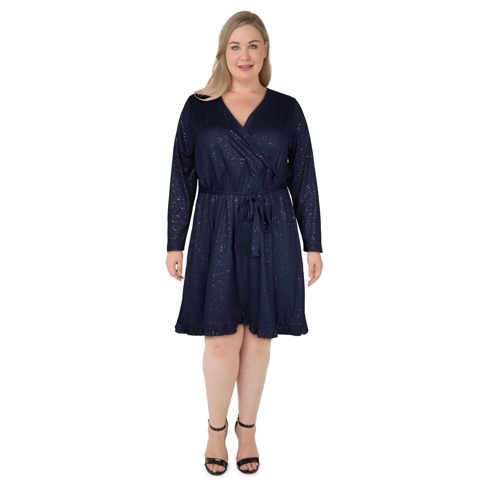 Comfy Cozy Women's Plus Glitter Dress sold by Giant Tiger product image thumbnail 2
