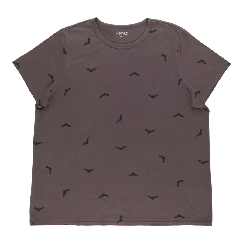 mySTYLE Women's Plus Halloween Tee sold by Giant Tiger