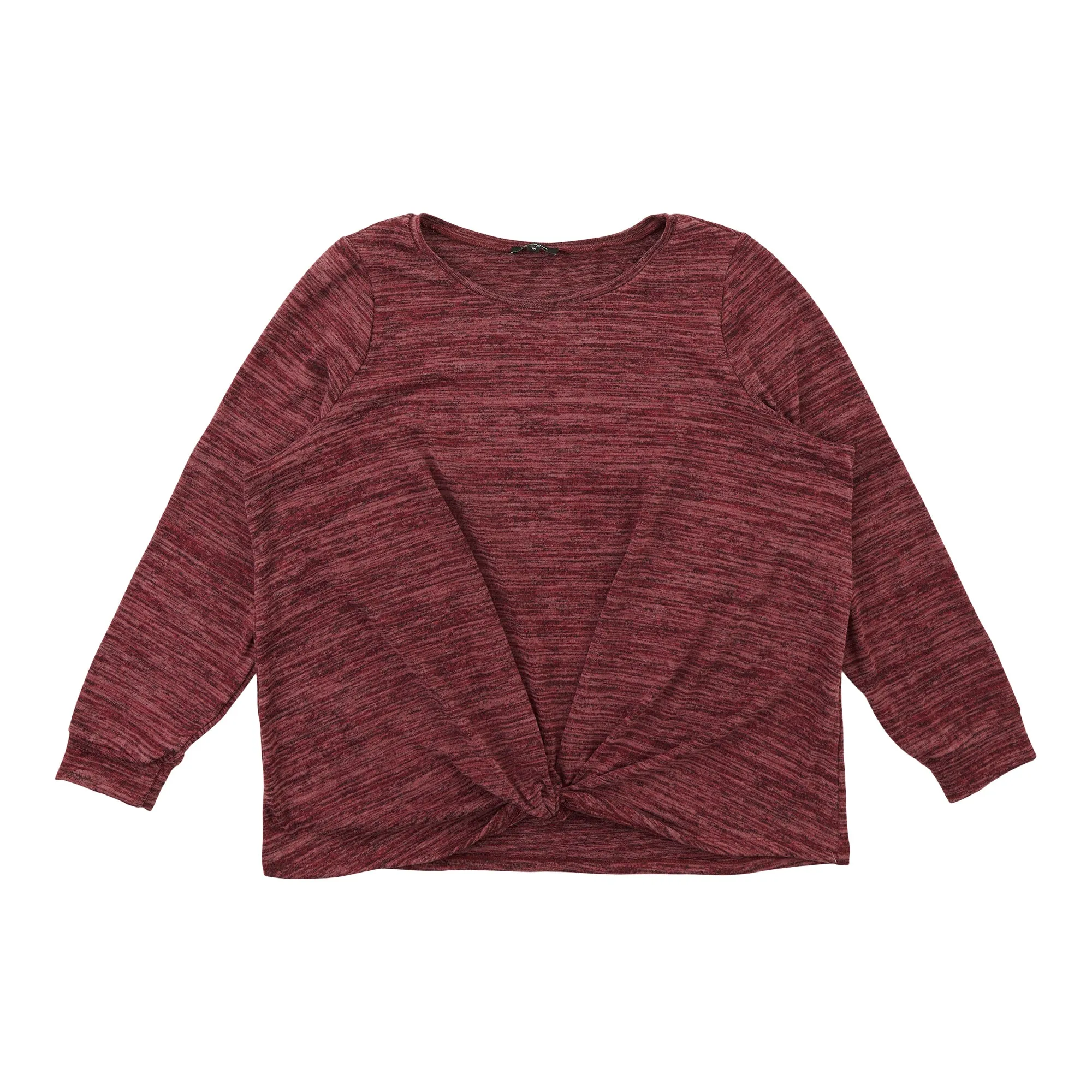 lily morgan Women's Plus Top with Knot Detail sold by Giant Tiger product image thumbnail 4