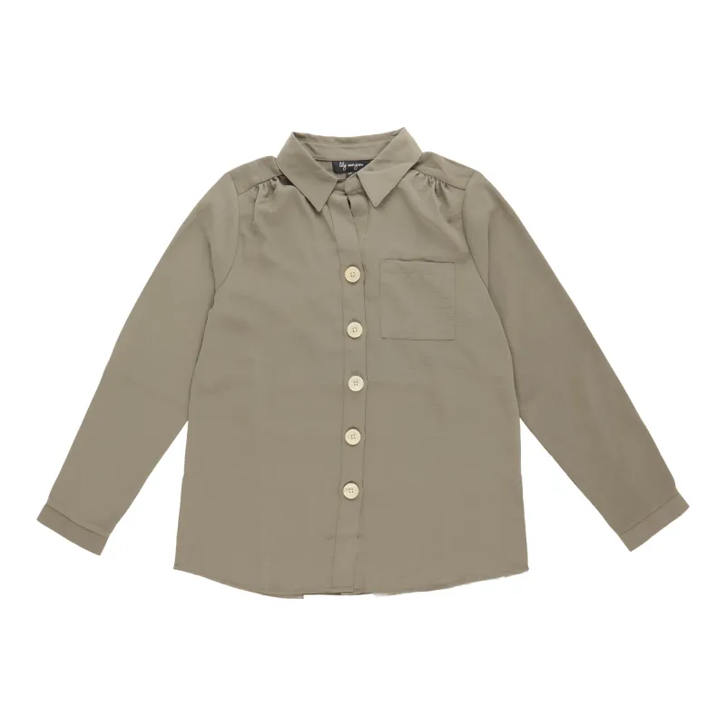 lily morgan Women's Big Button Blouse sold by Giant Tiger