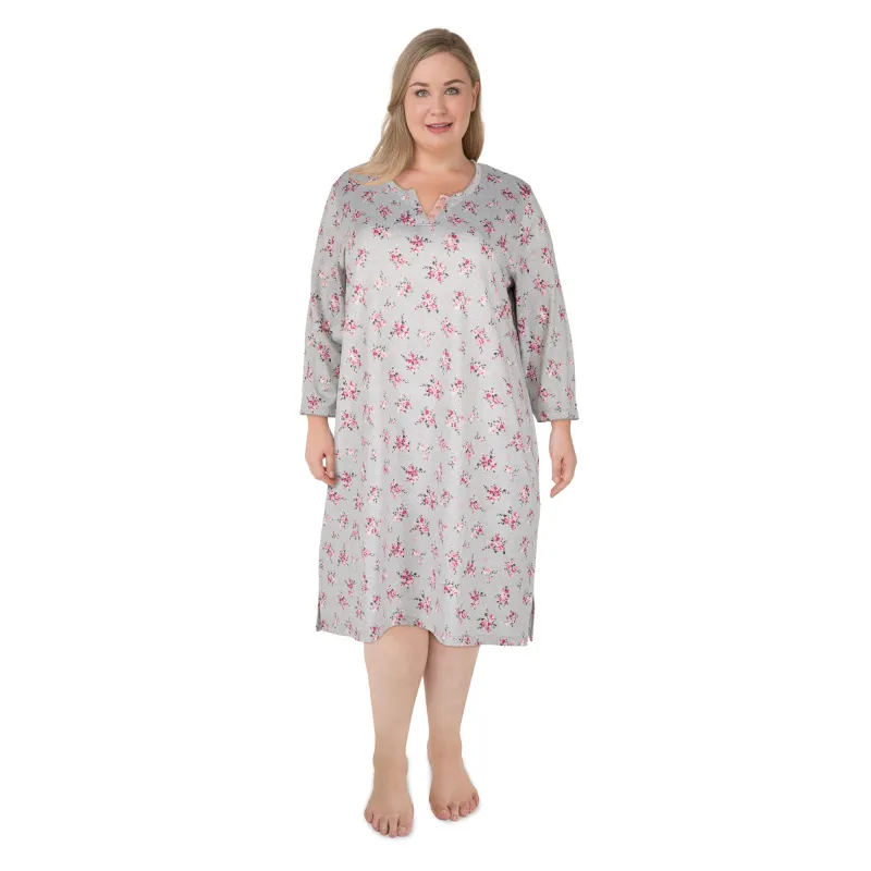 Cure Women's Plus Long Sleeve Sleepshirt sold by Giant Tiger