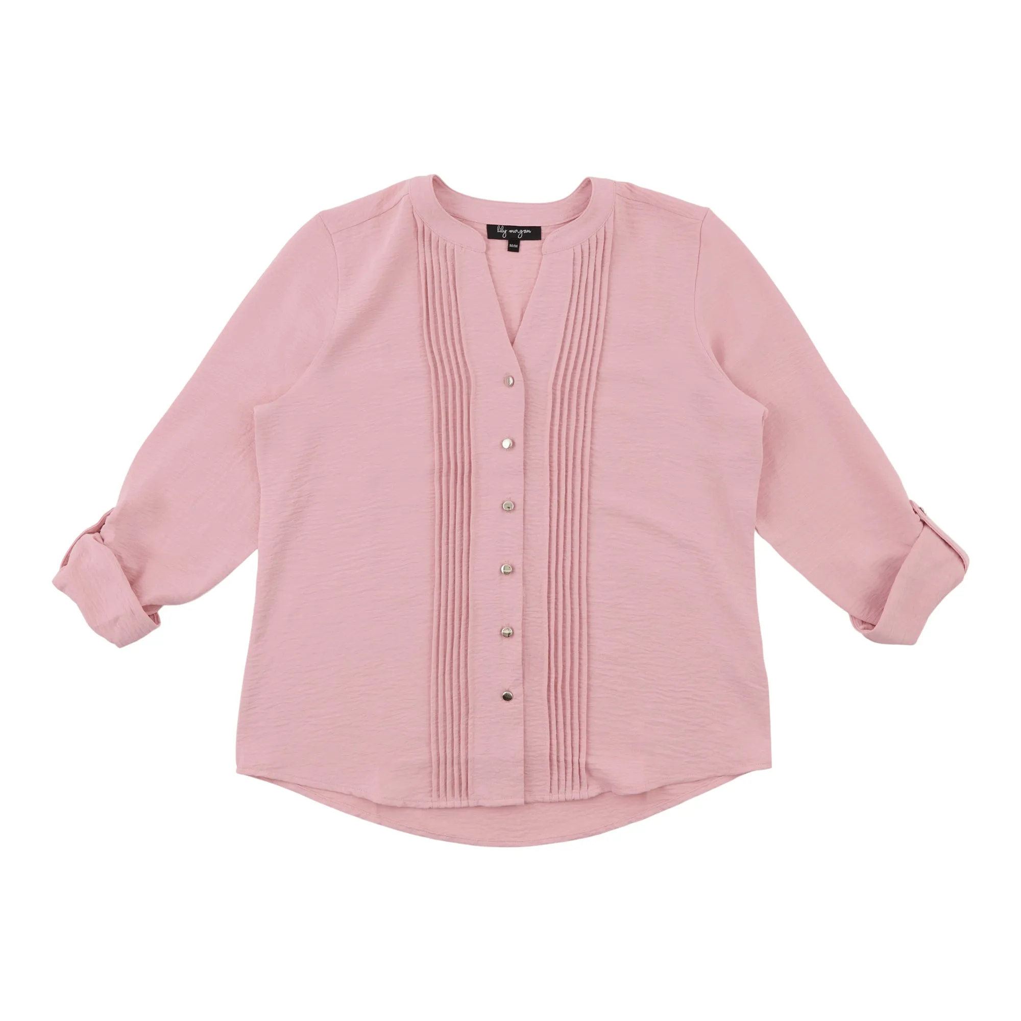 lily morgan Women's Pintuck Blouse sold by Giant Tiger product image thumbnail 2