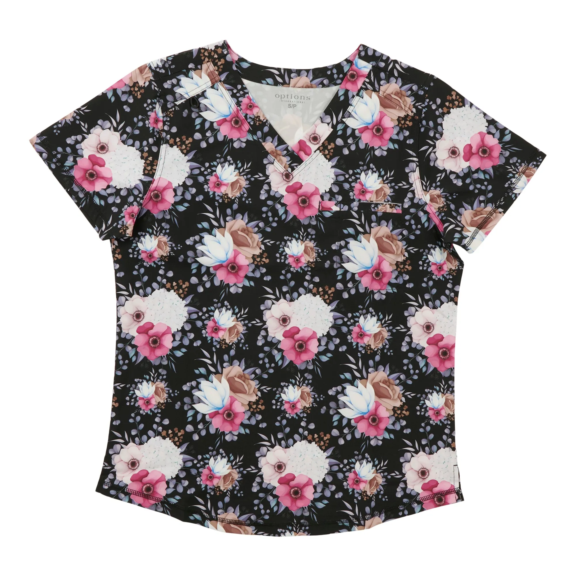 Options Women's Printed Scrub Top sold by Giant Tiger