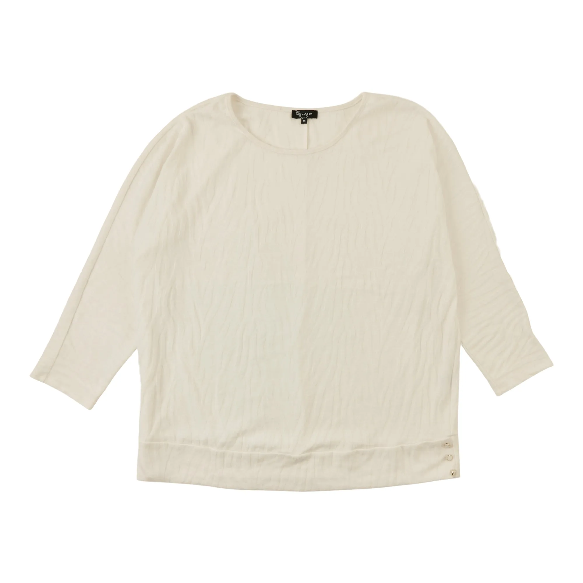 lily morgan Women's Plus Top with Side Buttons sold by Giant Tiger product image thumbnail 2