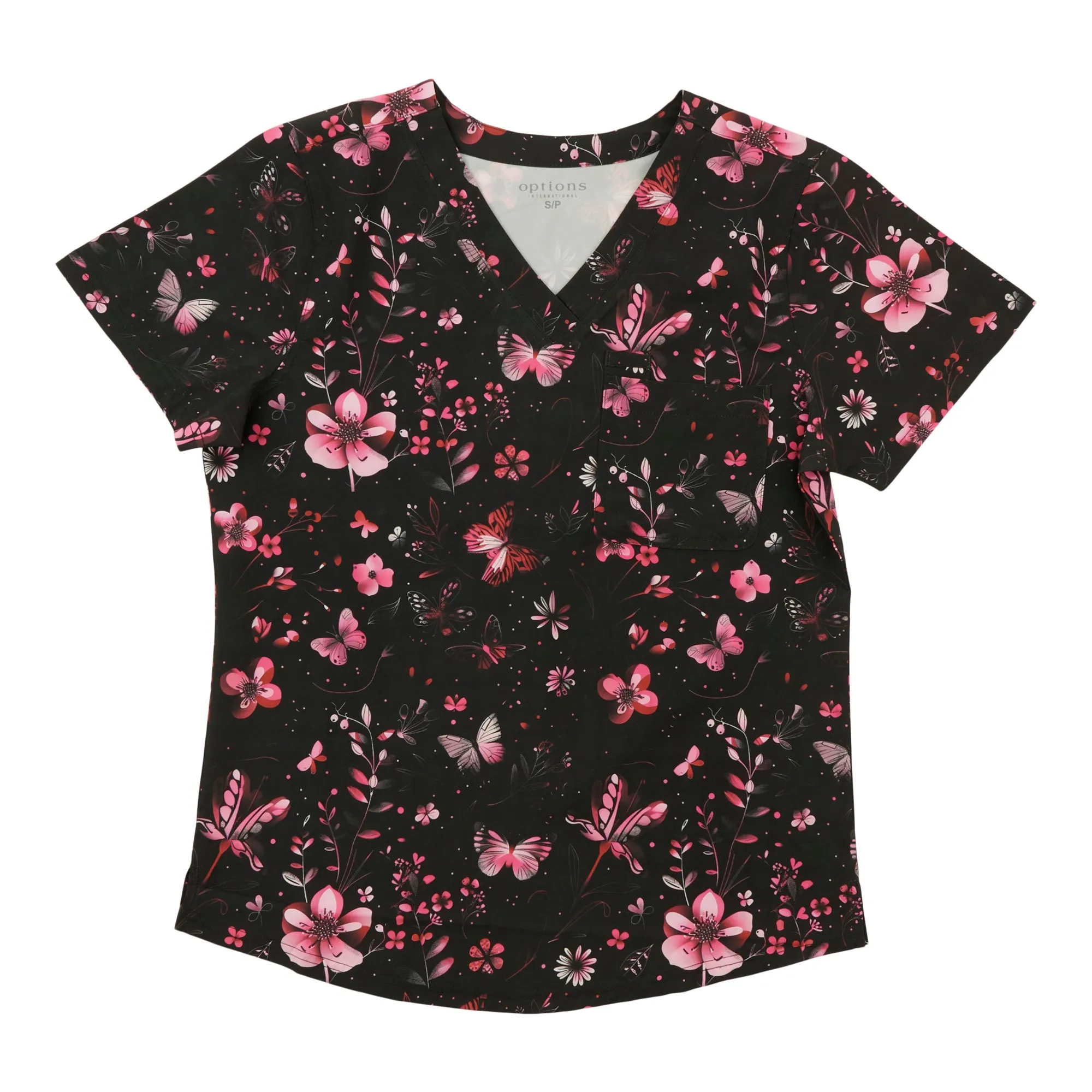 Options Women's Printed Scrub Top sold by Giant Tiger