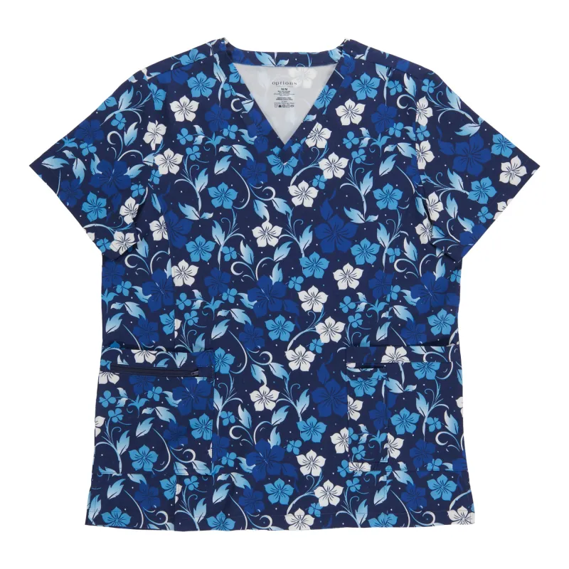 Options Women's Printed Scrub Top sold by Giant Tiger