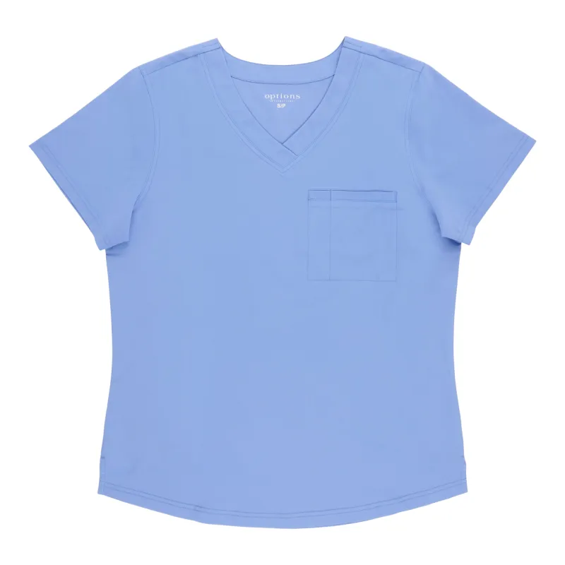 Options Women's Solid Scrub Top sold by Giant Tiger