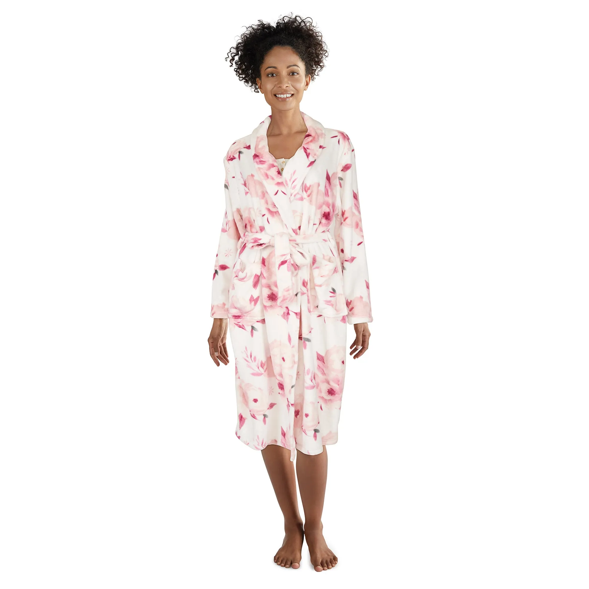 Cure Women's Plush Robe sold by Giant Tiger product image thumbnail 5