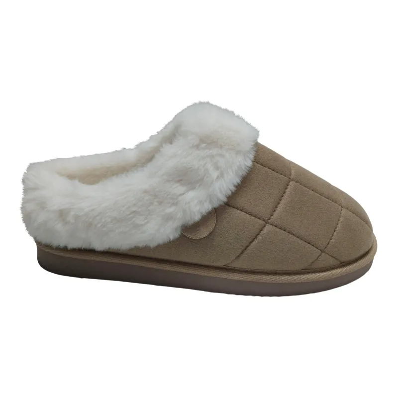 Carisma Women's Quilted Platform Scuff Slippers sold by Giant Tiger
