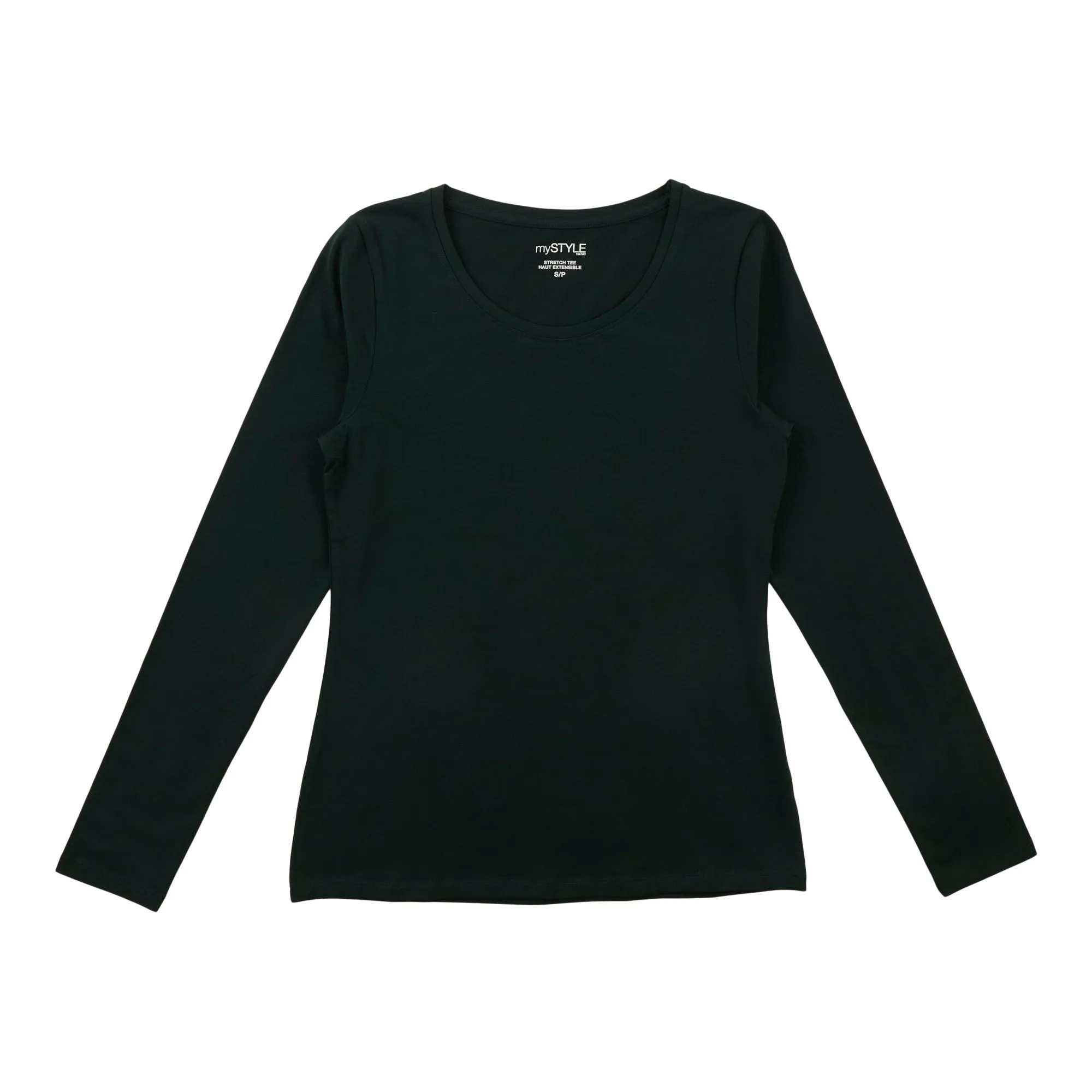 mySTYLE Women's Long Sleeve Scooped Tee sold by Giant Tiger product image thumbnail 2