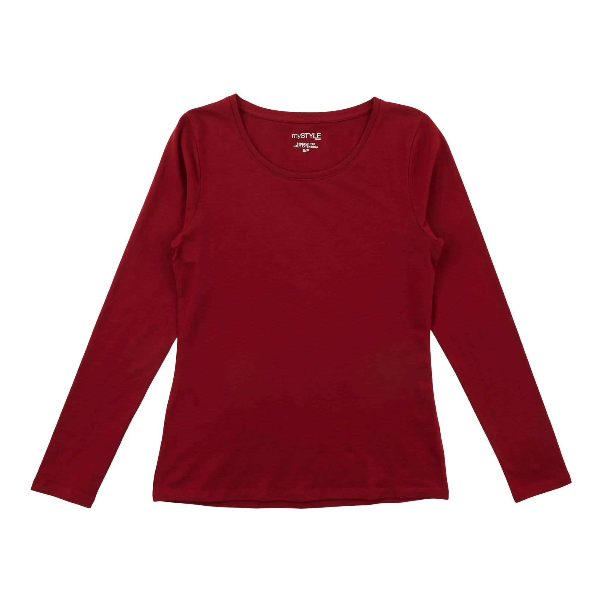 mySTYLE Women's Long Sleeve Scooped Tee sold by Giant Tiger product image thumbnail 3