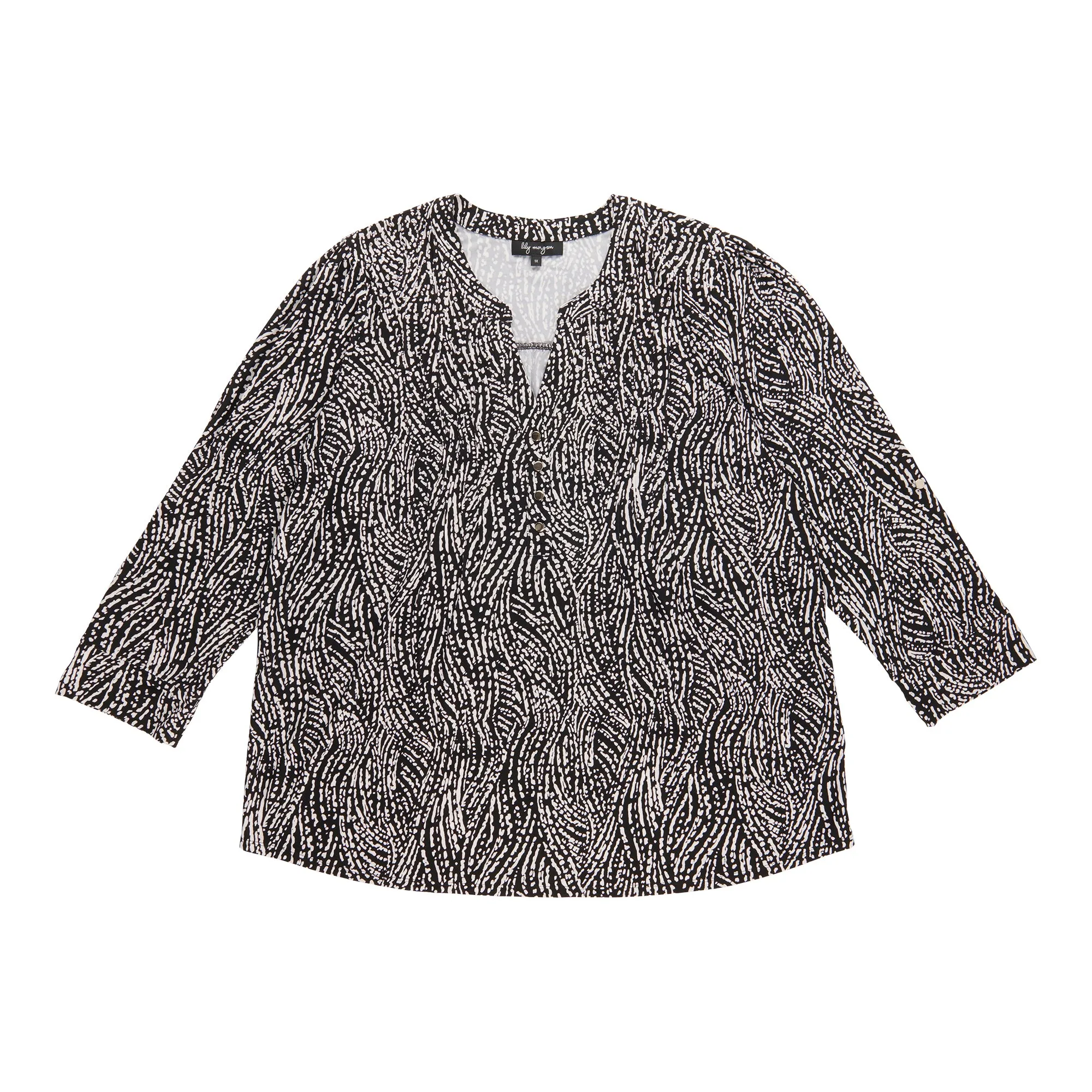 lily morgan Women's Plus Pintuck Top sold by Giant Tiger product image thumbnail 3