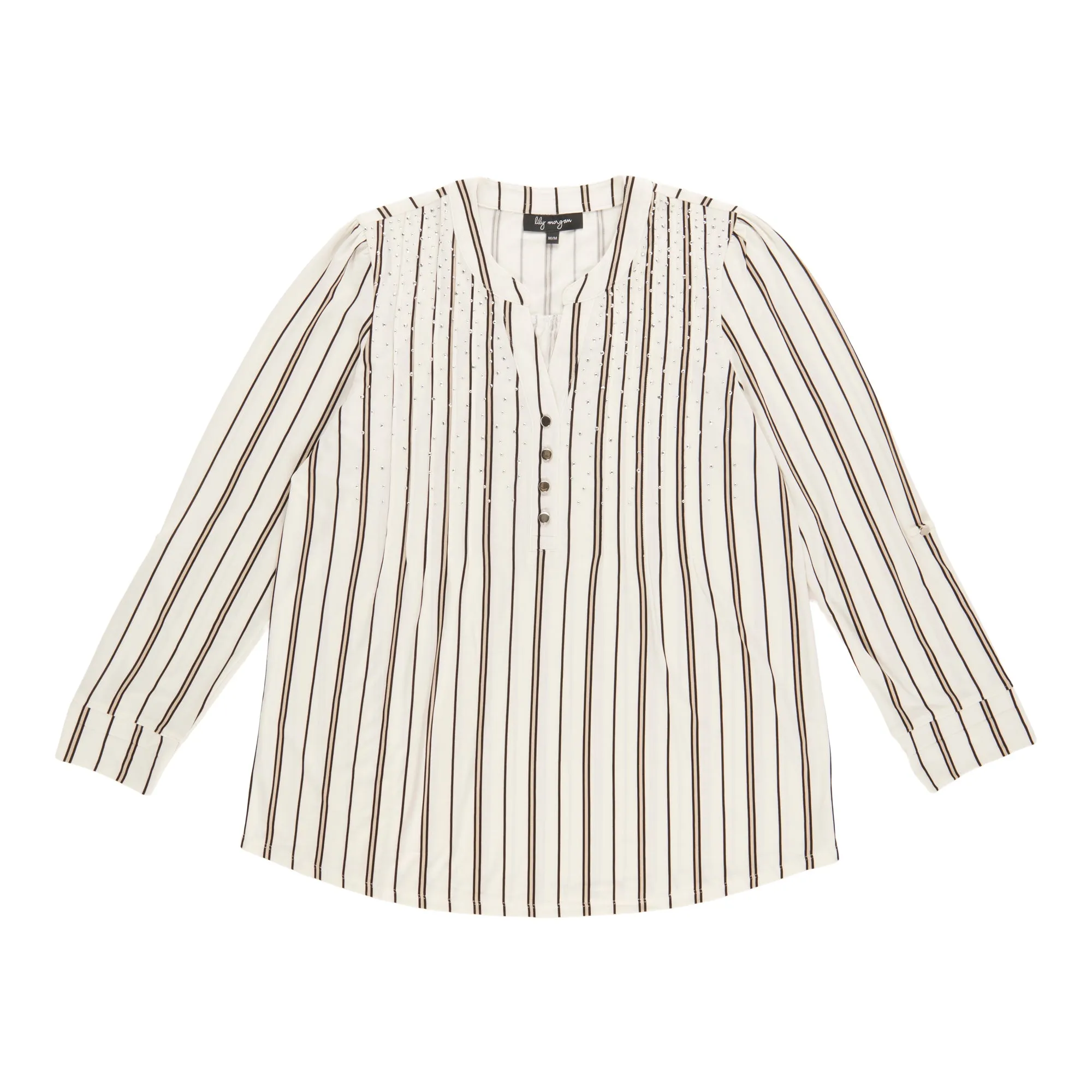 lily morgan Women's Pintuck Top sold by Giant Tiger