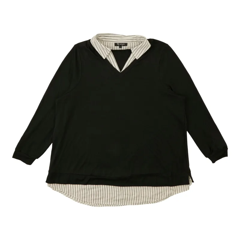 lily morgan Women's Plus Collared Sweater sold by Giant Tiger