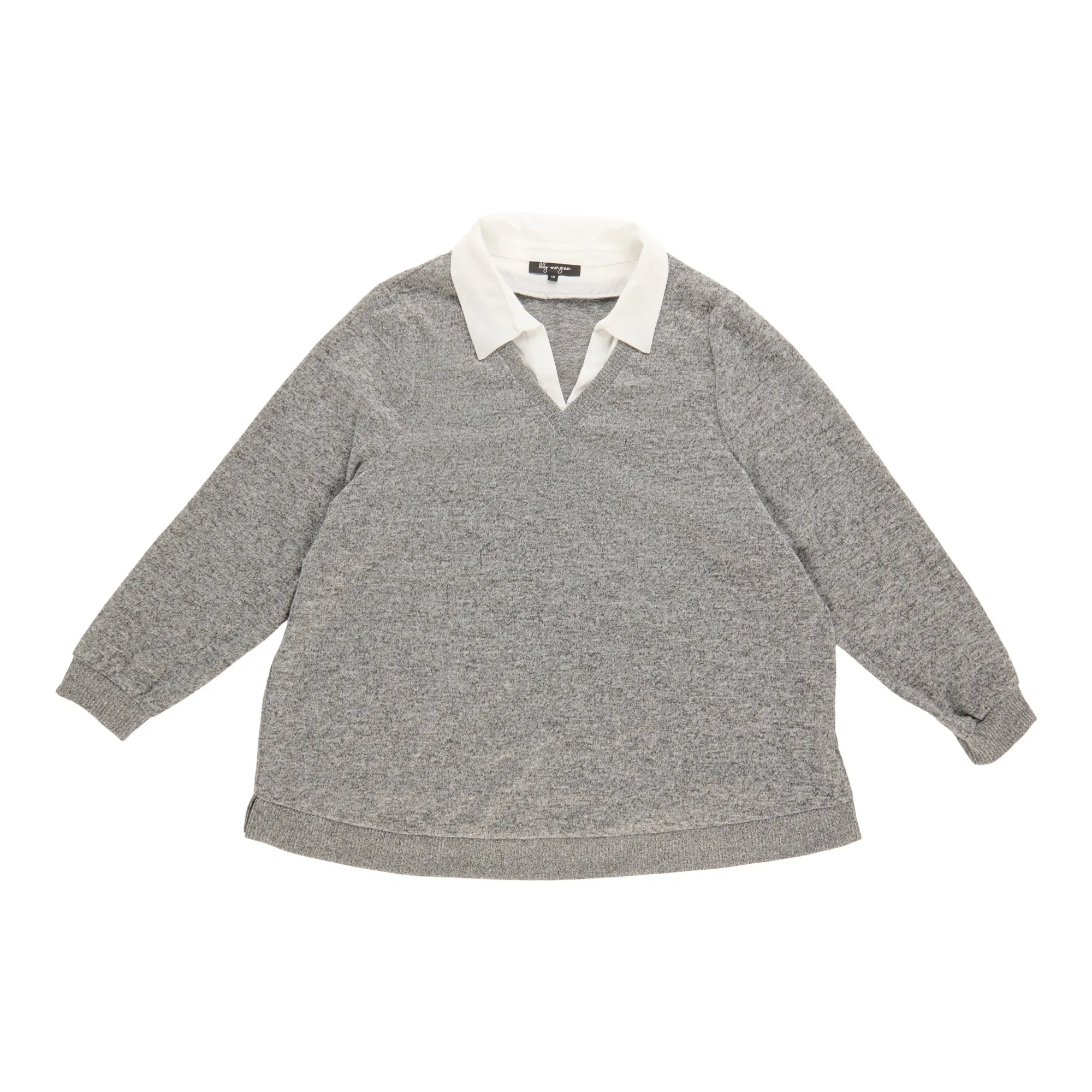 lily morgan Women's Plus Collared Sweater sold by Giant Tiger product image thumbnail 2
