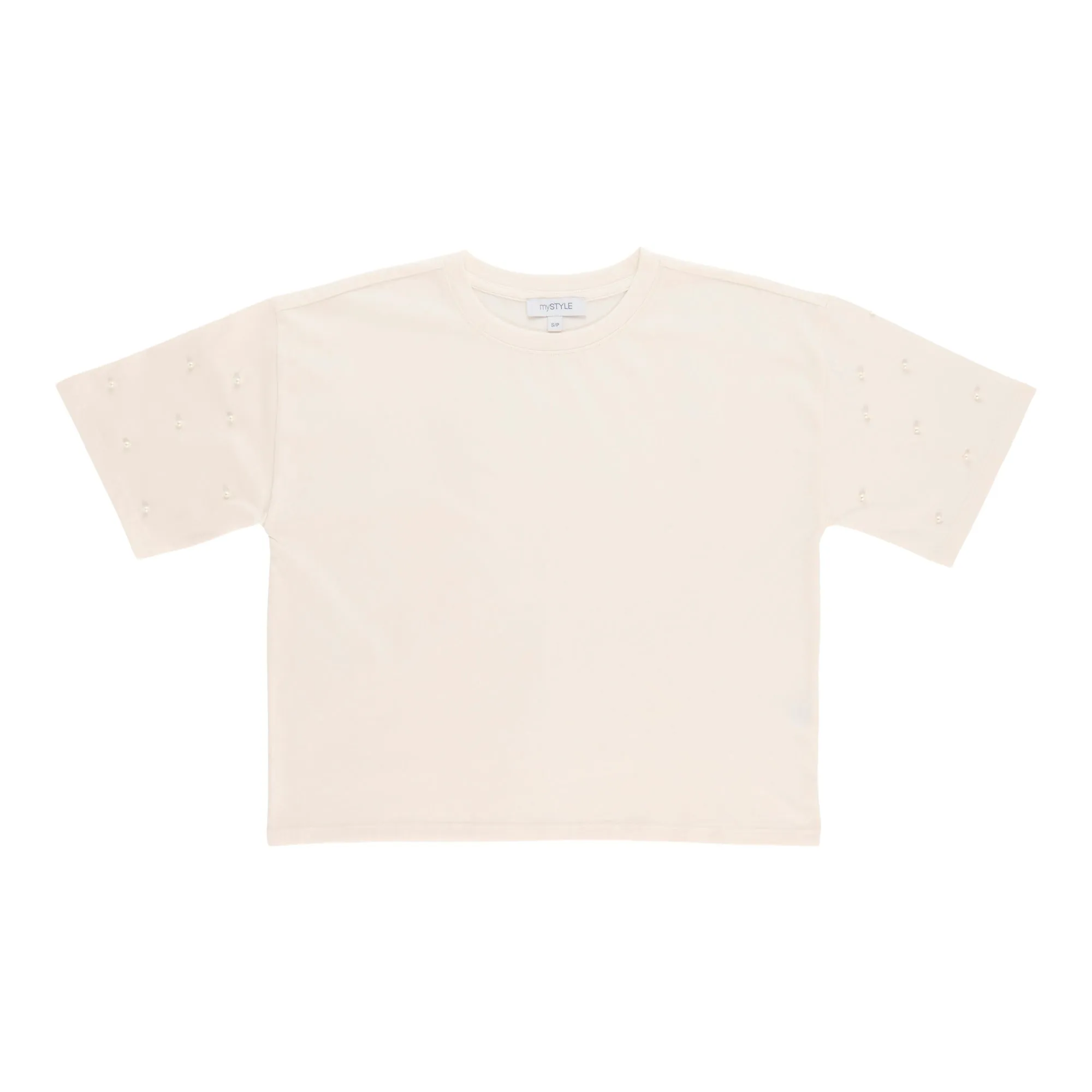 mySTYLE Women's Pearl Sleeve Tee sold by Giant Tiger