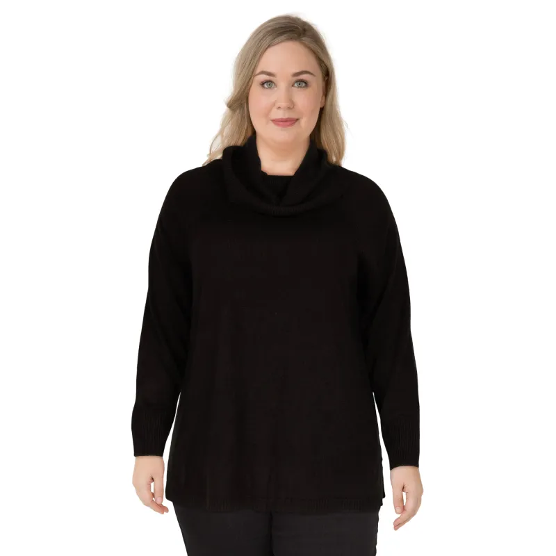 lily morgan Women's Plus Cowl Neck Sweater sold by Giant Tiger