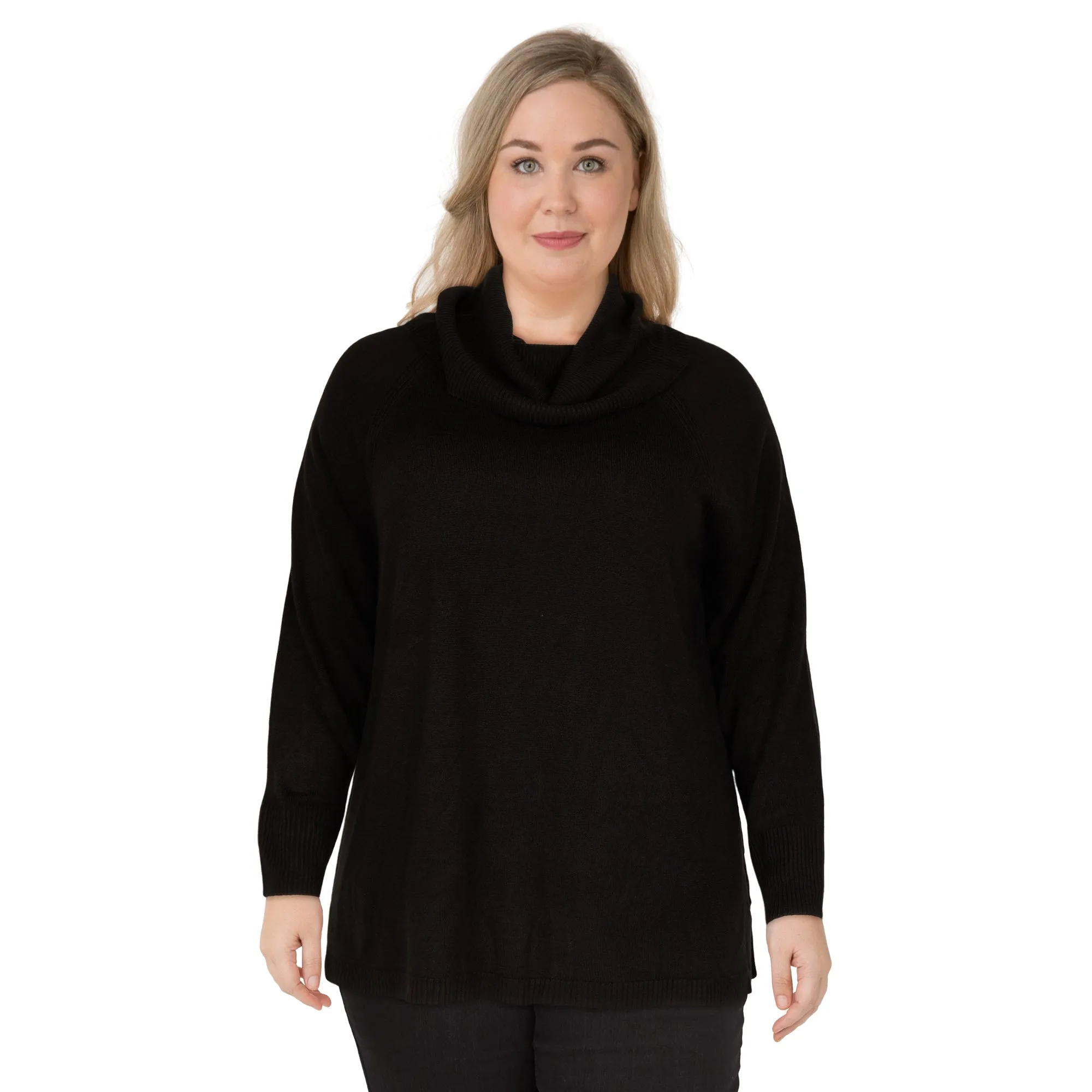 lily morgan Women's Plus Cowl Neck Sweater sold by Giant Tiger