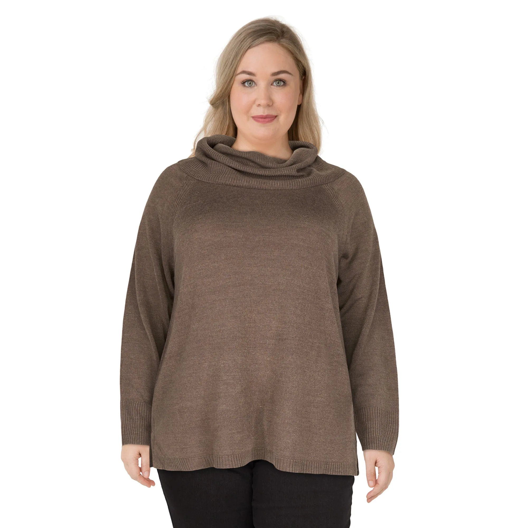 lily morgan Women's Plus Cowl Neck Sweater sold by Giant Tiger product image thumbnail 3
