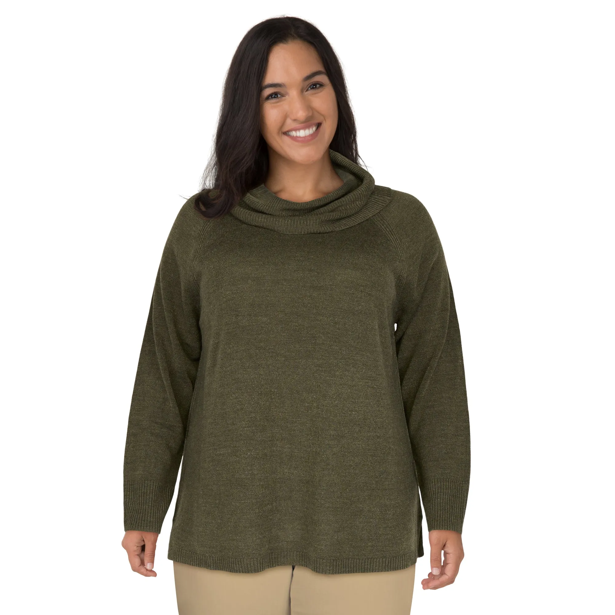 lily morgan Women's Plus Cowl Neck Sweater sold by Giant Tiger product image thumbnail 2