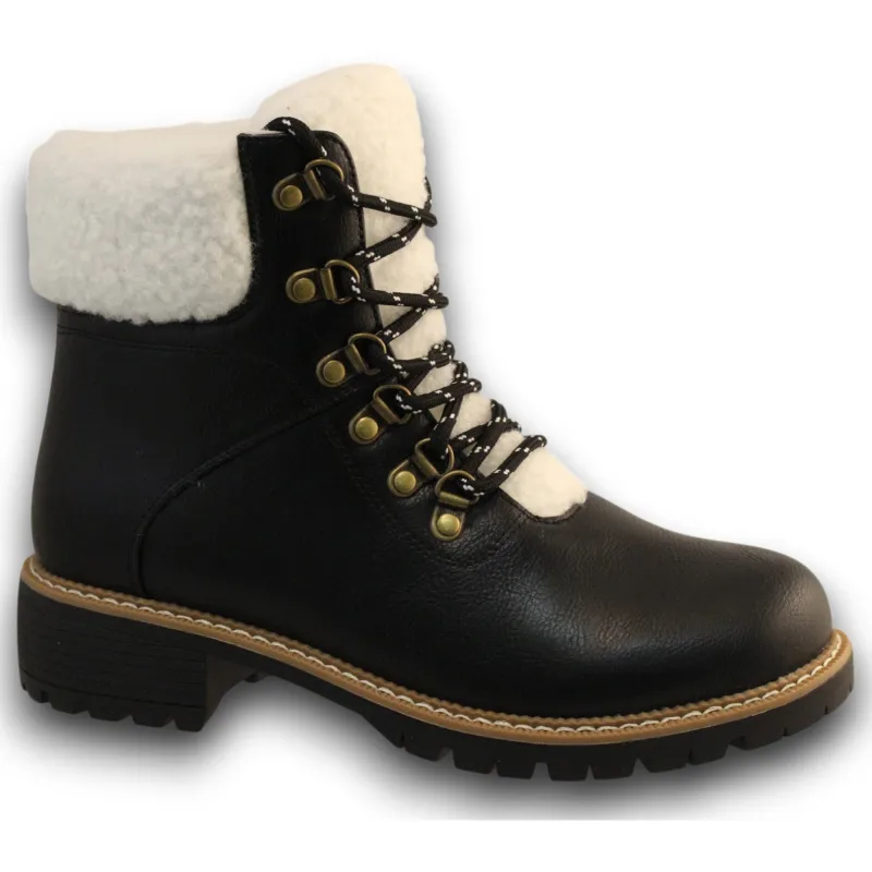 mySTYLE Women's Berber Fleece Trim Boots sold by Giant Tiger