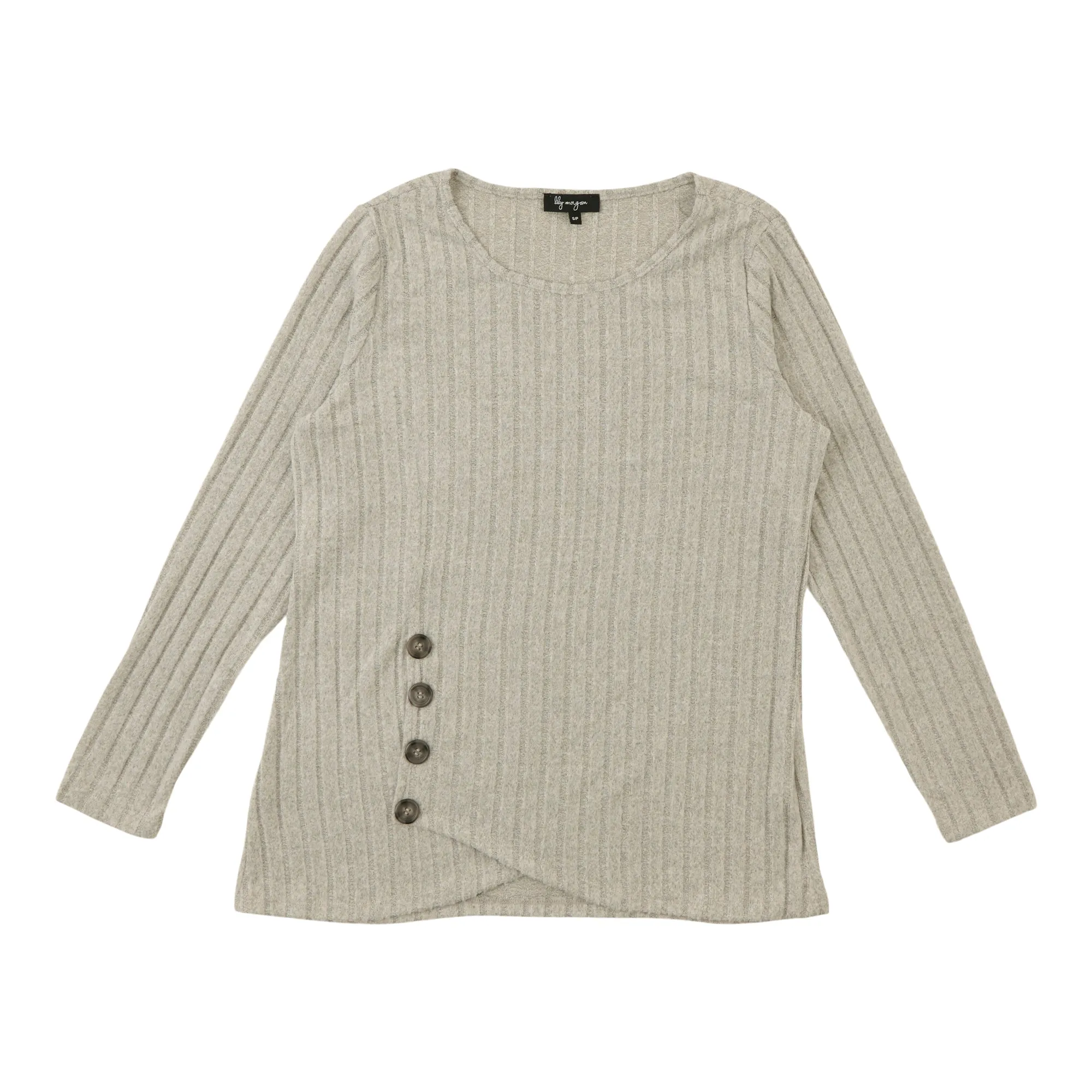 lily morgan Women's Side Button Detail Top sold by Giant Tiger