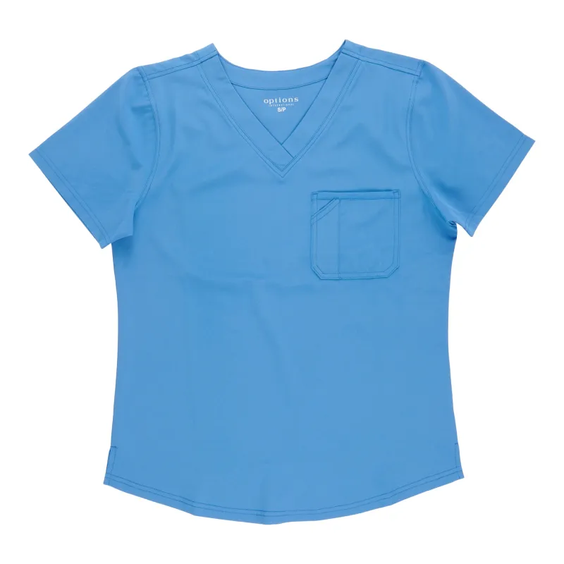 Options Women's Fashion V-Neck Scrub Top sold by Giant Tiger