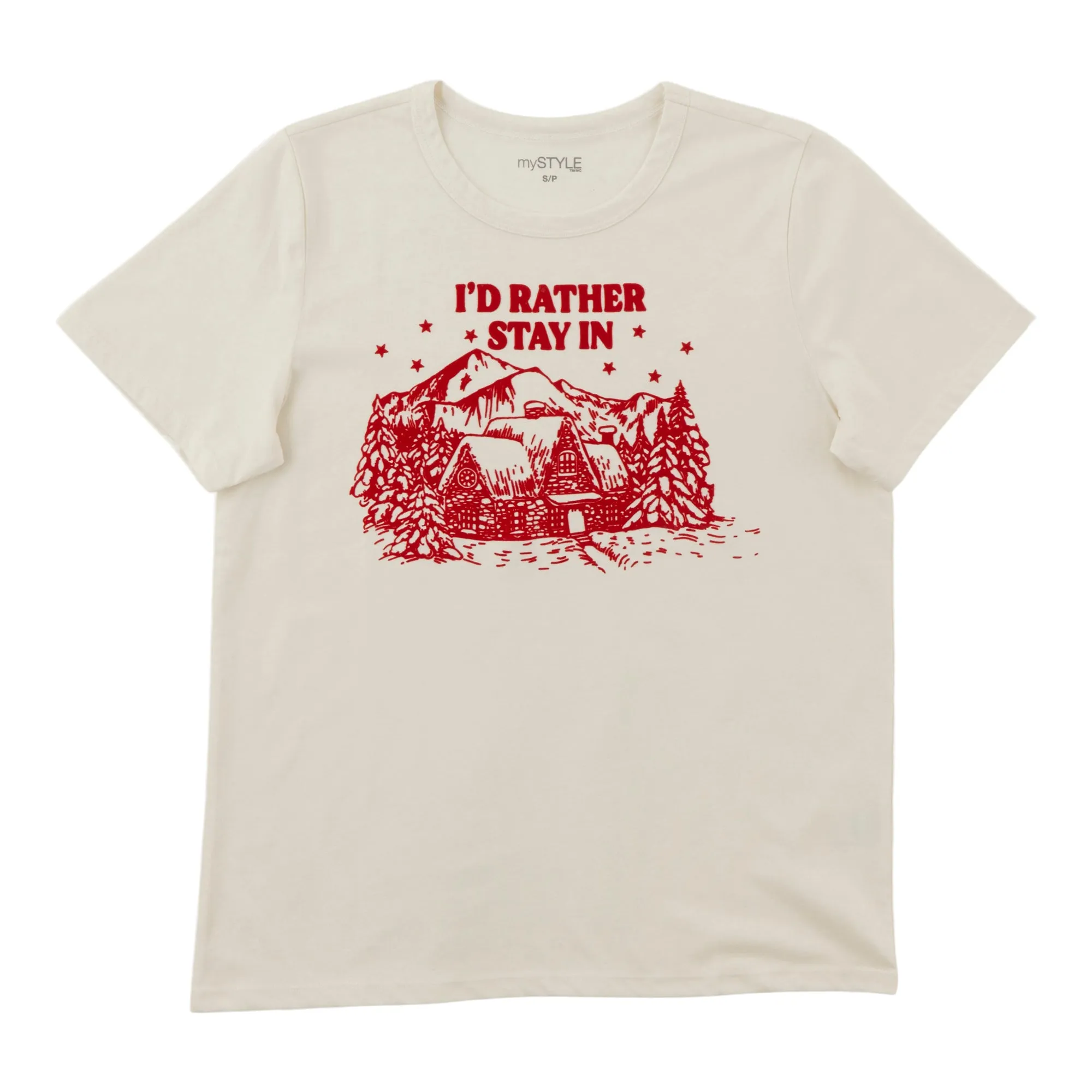 mySTYLE Women's Flocking Tee sold by Giant Tiger