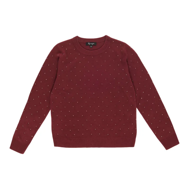 lily morgan Women's Studded Sweater sold by Giant Tiger