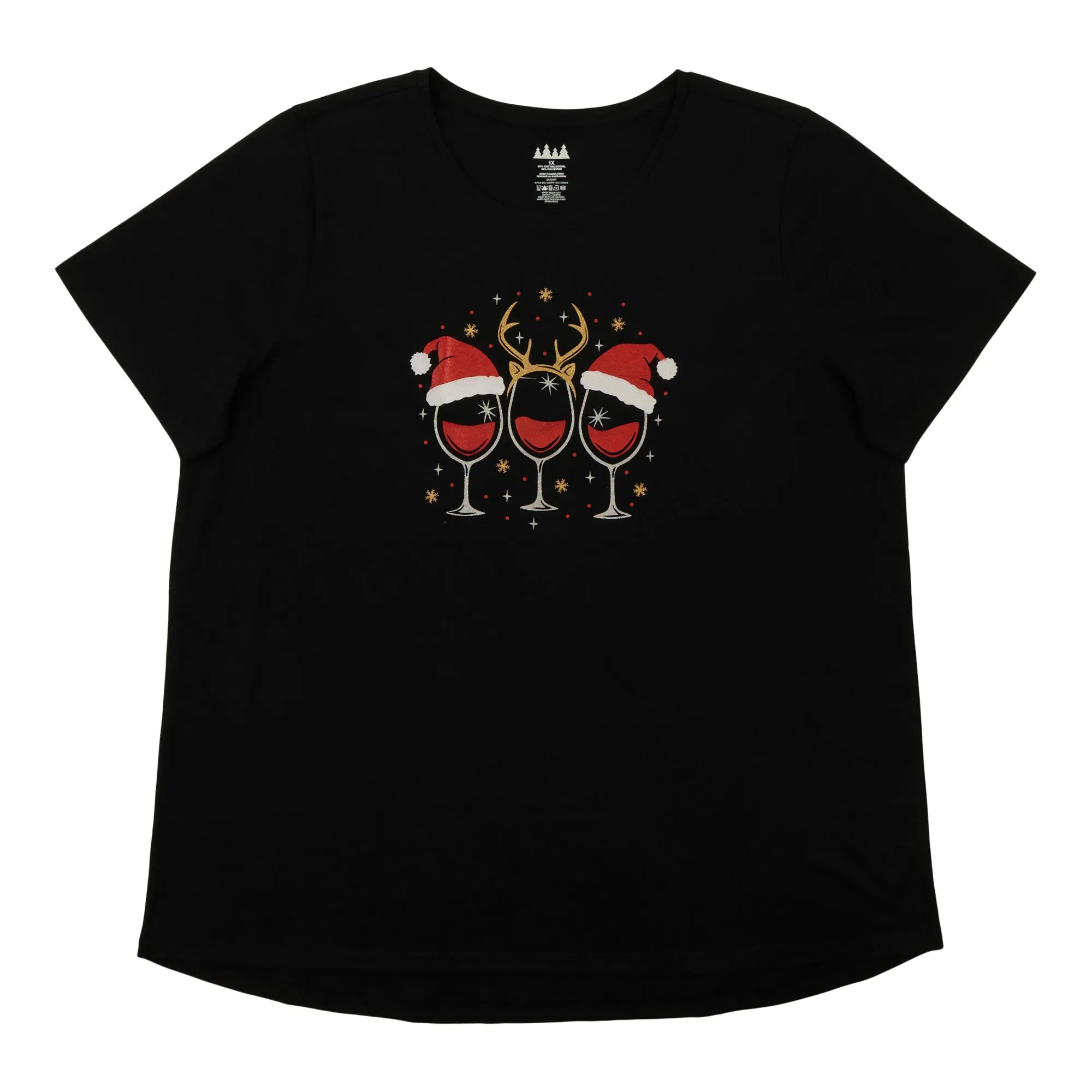 Comfy Cozy Women's Plus Christmas T-Shirt sold by Giant Tiger product image thumbnail 2