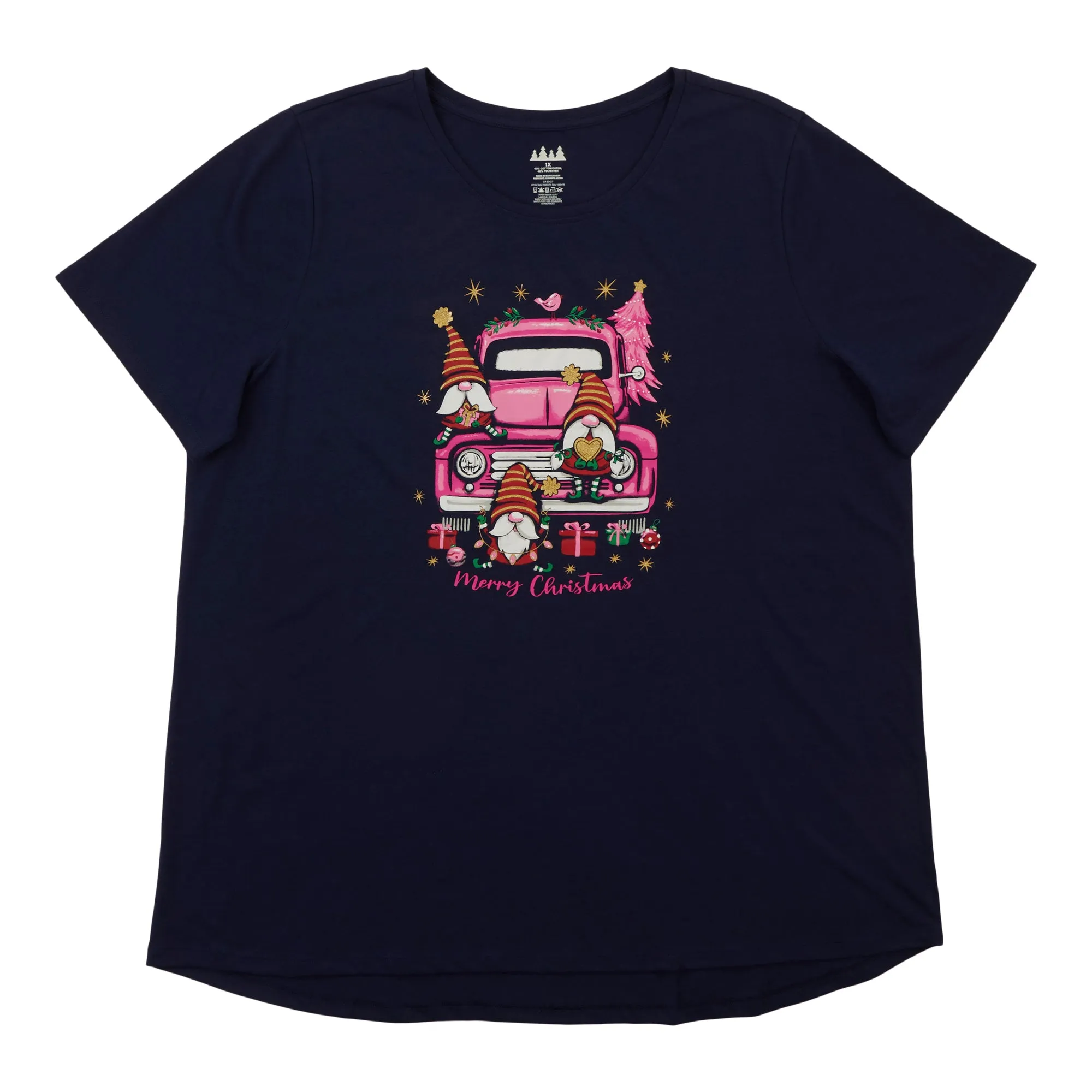 Comfy Cozy Women's Plus Christmas T-Shirt sold by Giant Tiger product image thumbnail 3