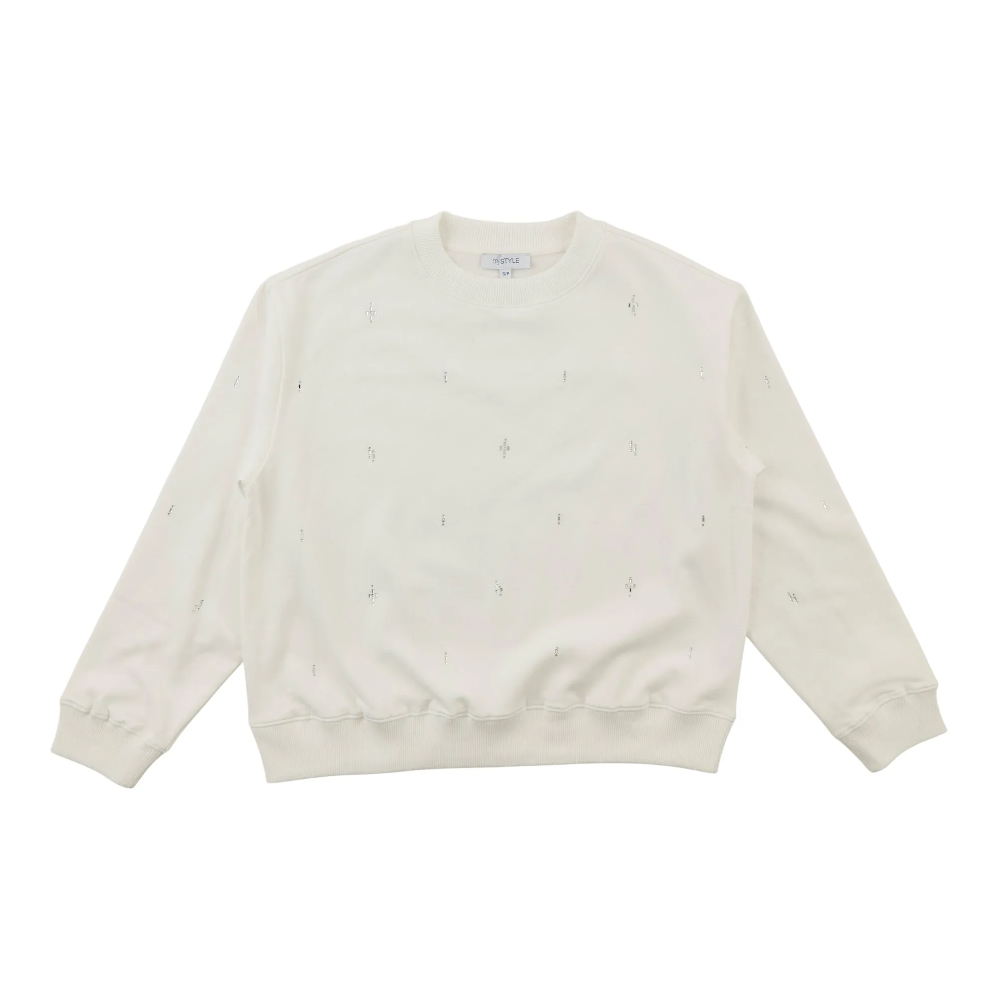 mySTYLE Women's Embellished Crew Neck Sweater sold by Giant Tiger product image thumbnail 2