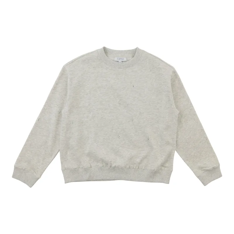 mySTYLE Women's Embellished Crew Neck Sweater sold by Giant Tiger
