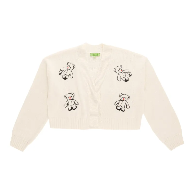 Comfy Cozy Women's Teddy Bear Cardigan sold by Giant Tiger