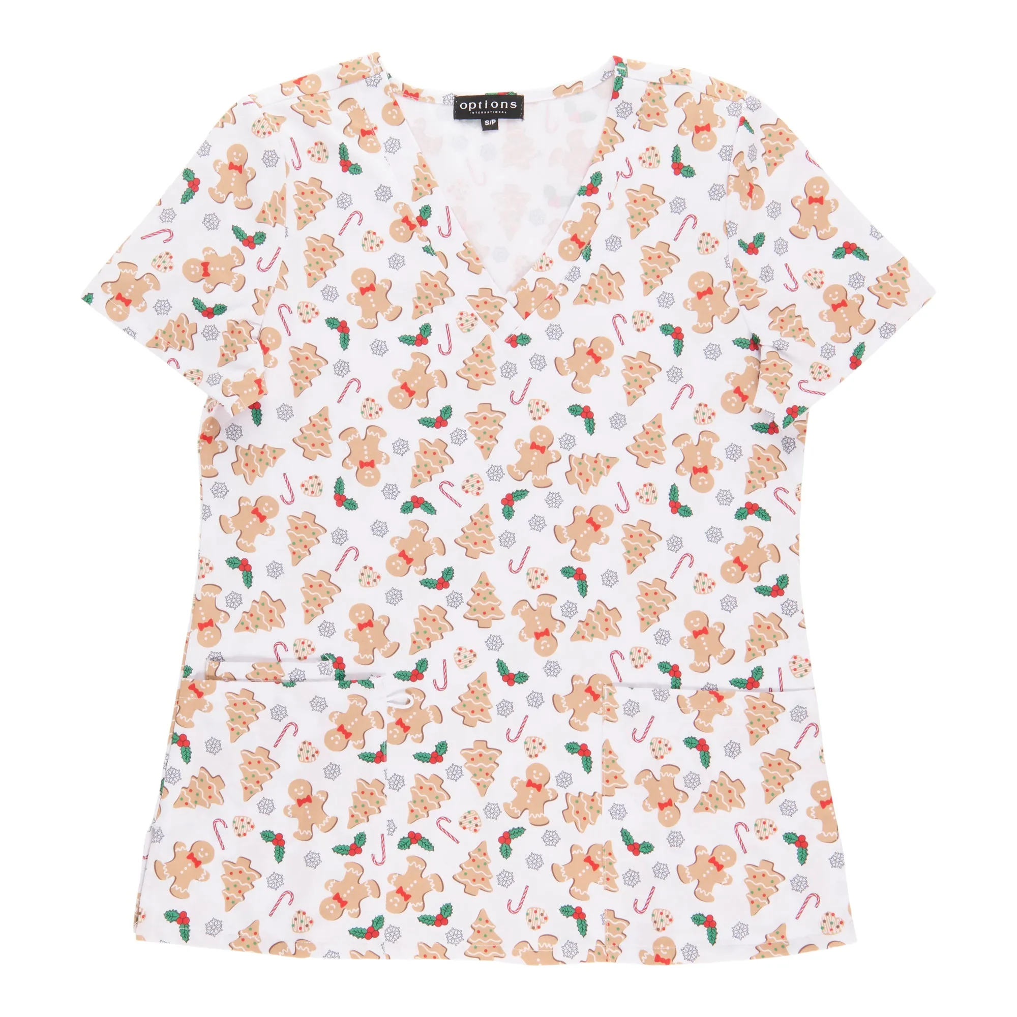 Options Women's Novelty V-Neck Scrub Top sold by Giant Tiger product image thumbnail 2