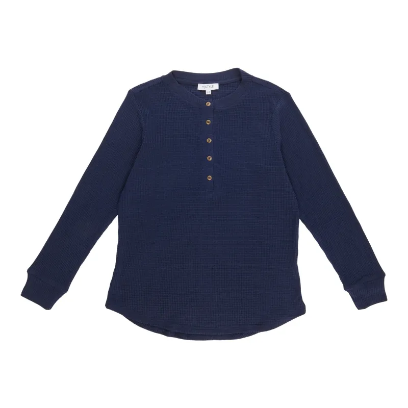 mySTYLE Women's Thermal Henley sold by Giant Tiger