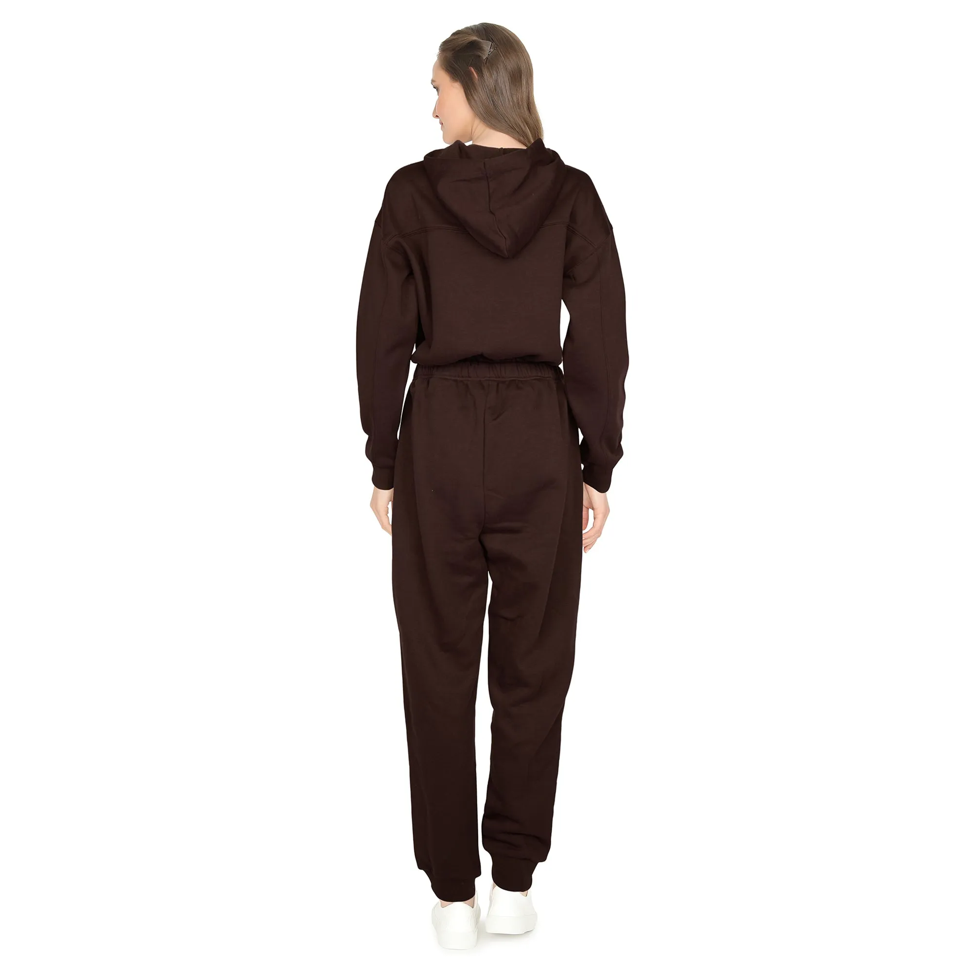mySTYLE Women's Hooded Fleece Jumpsuit sold by Giant Tiger product image thumbnail 5
