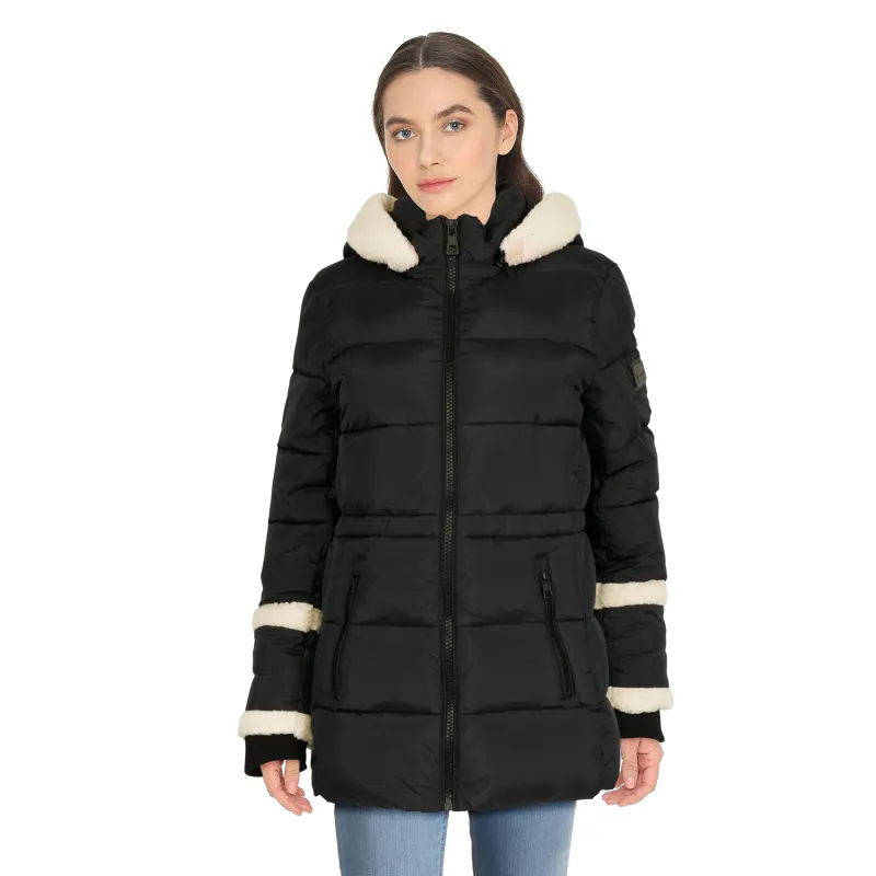 lily morgan Women's Deluxe Puffer Jacket with Fur, -30°C sold by Giant Tiger