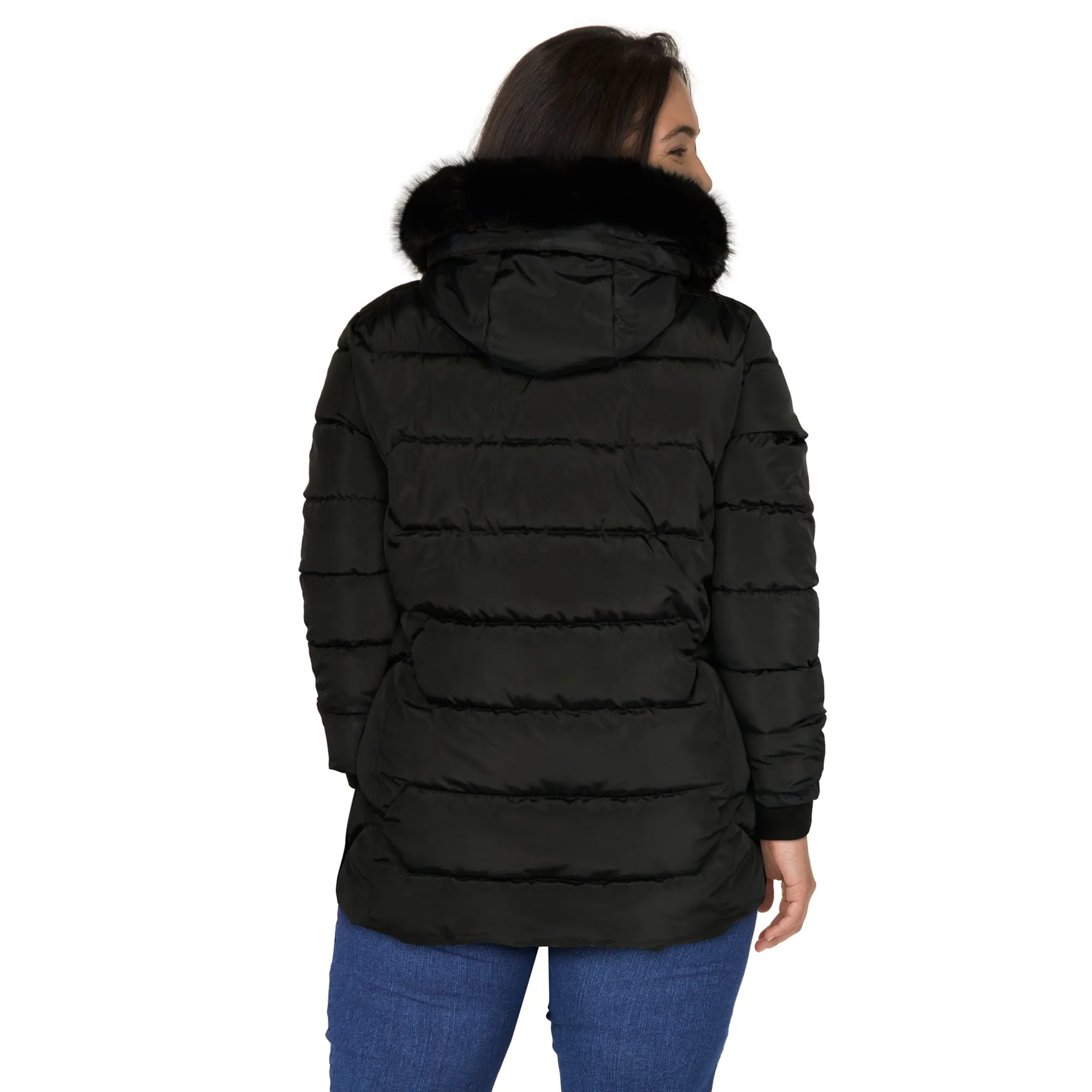 lily morgan Women's Plus Deluxe Quilted Short Parka, -30°C sold by Giant Tiger product image thumbnail 2
