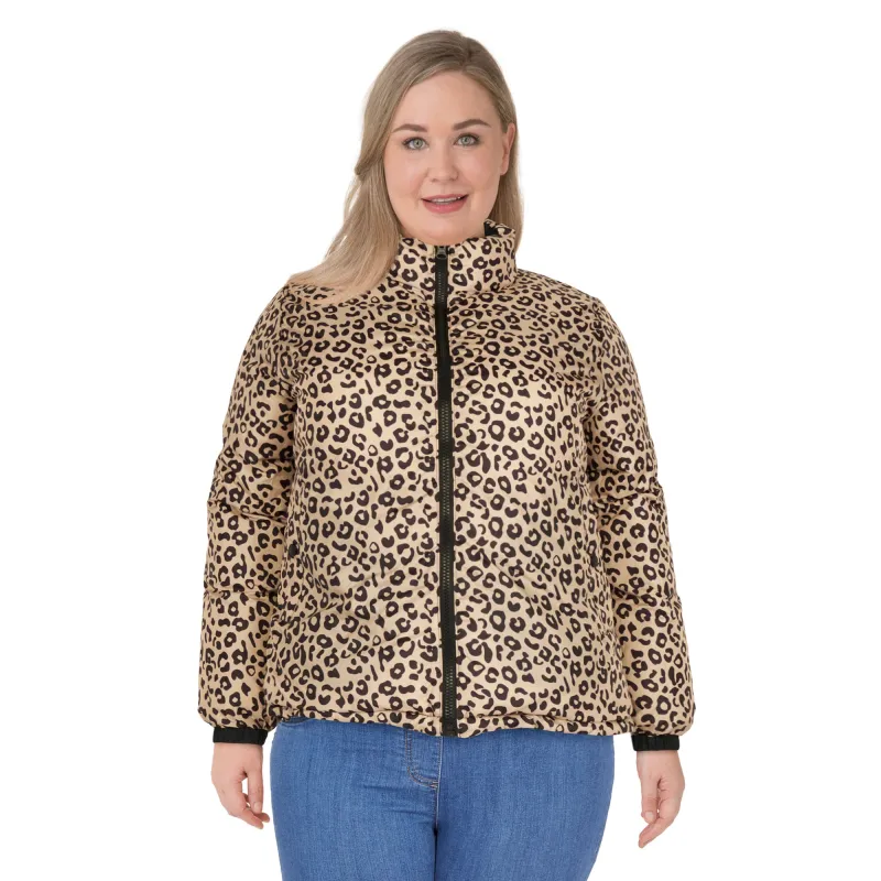 lily morgan Women's Plus Reversible Puffer Jacket sold by Giant Tiger