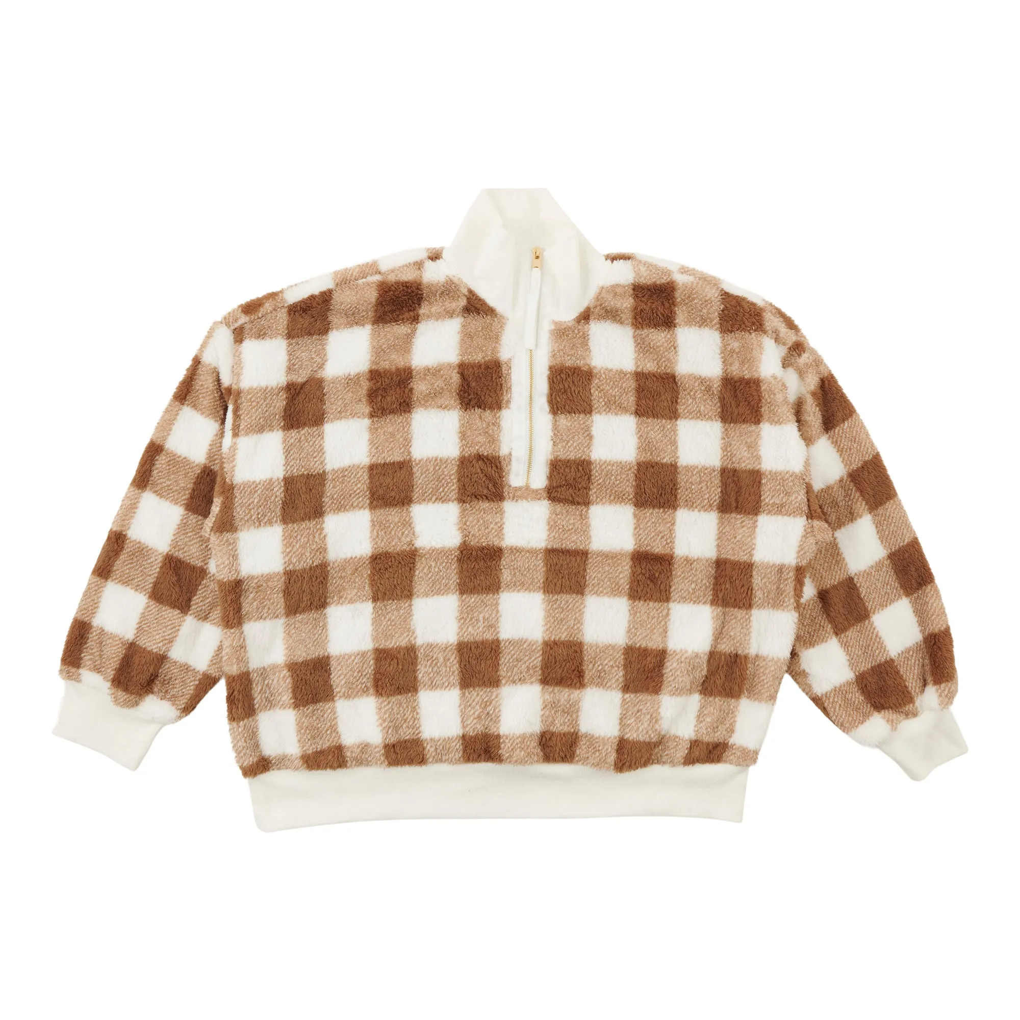 mySTYLE Women's Plus Mock-Neck Quarter Zip Sherpa Sweatshirt sold by Giant Tiger product image thumbnail 2