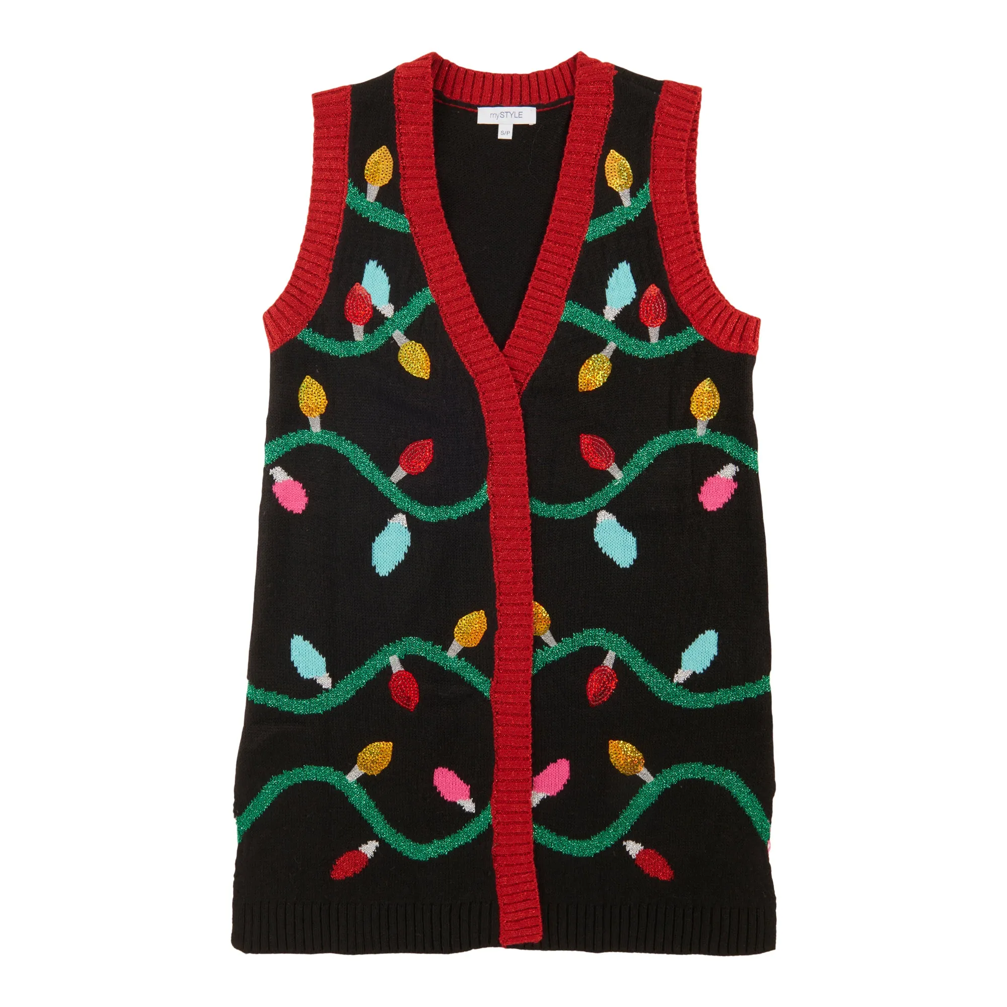 Comfy Cozy Women's Long Lights Vest sold by Giant Tiger