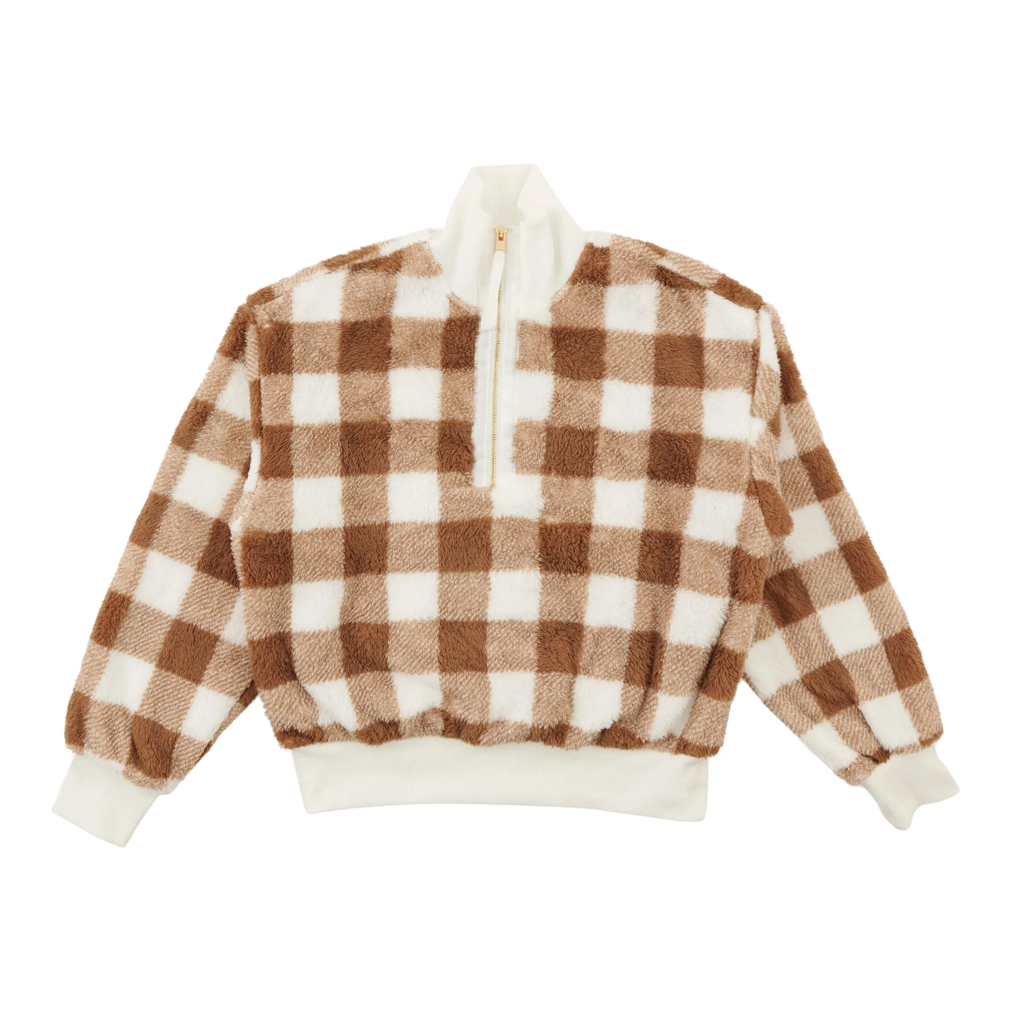 mySTYLE Women's Mock-Neck Quarter Zip Sherpa Sweatshirt sold by Giant Tiger product image thumbnail 2