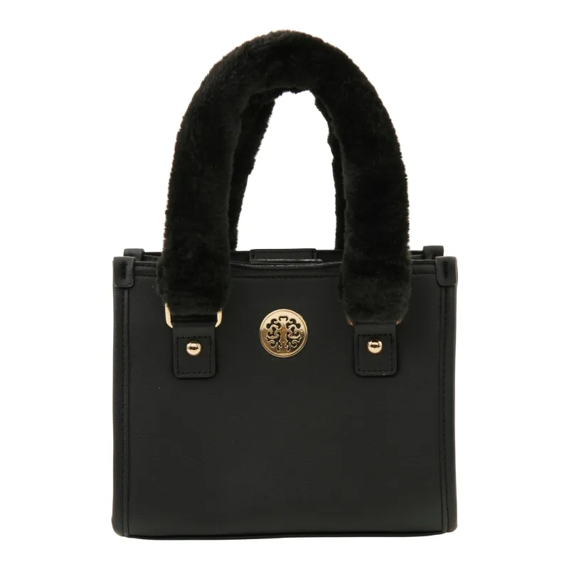 Women's Tote With Fur Handle sold by Giant Tiger