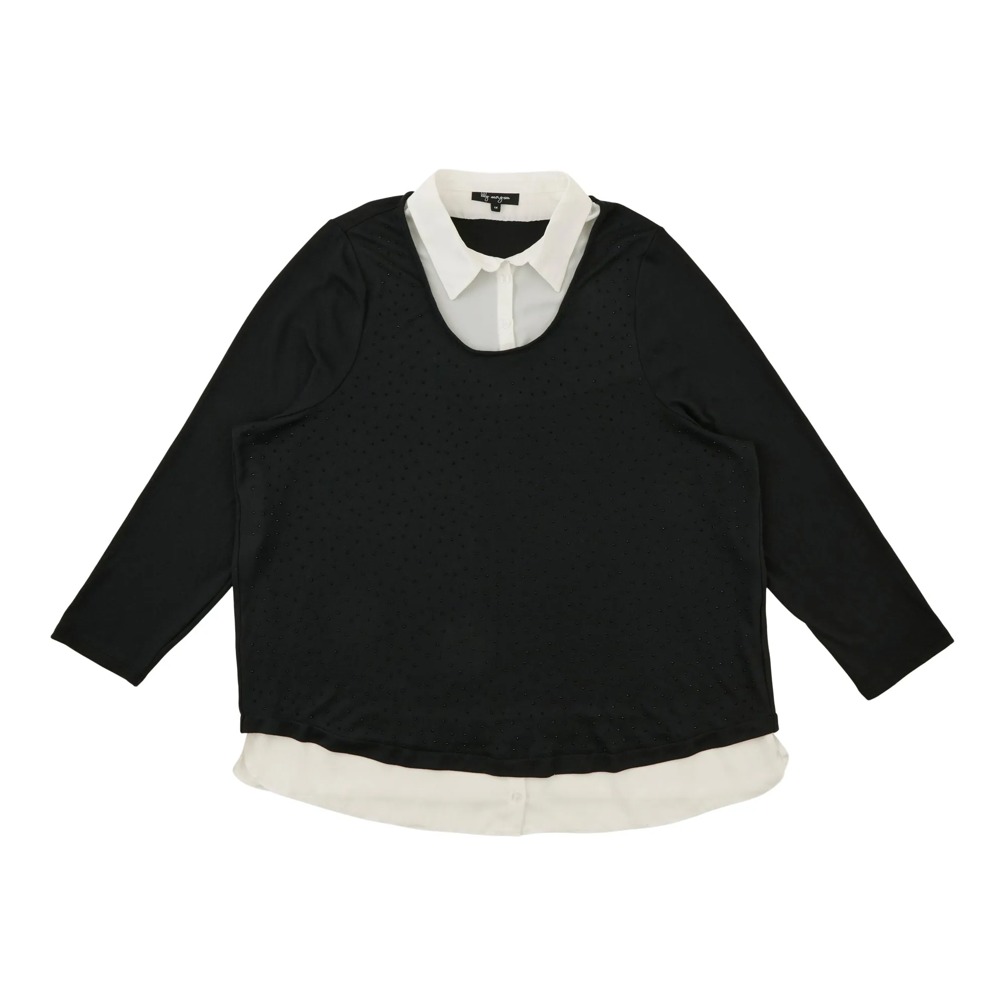 lily morgan Women's Plus Collared Sweater sold by Giant Tiger product image thumbnail 2