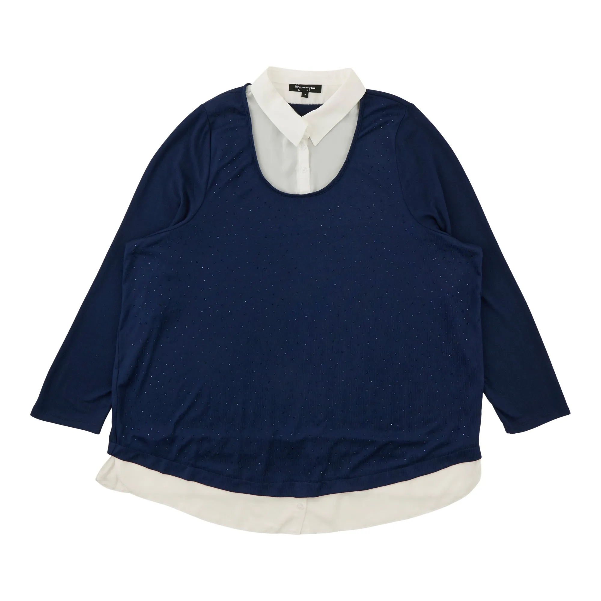 lily morgan Women's Plus Collared Sweater sold by Giant Tiger product image thumbnail 3
